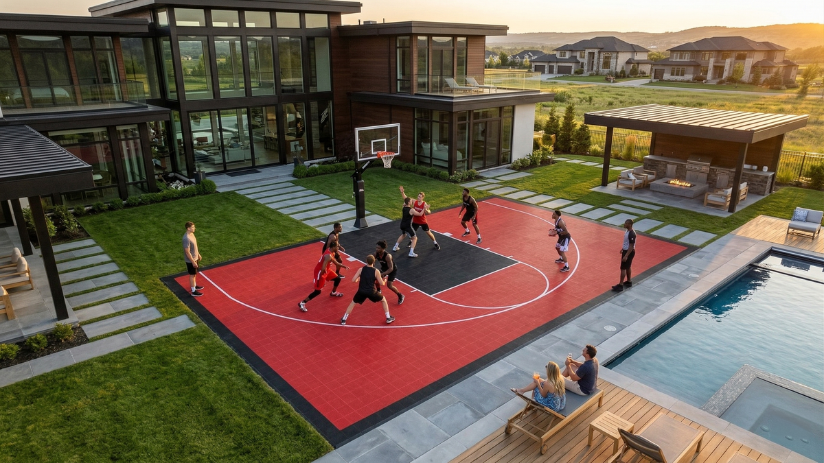 Backyard Basketball Court Kits | CourtX™