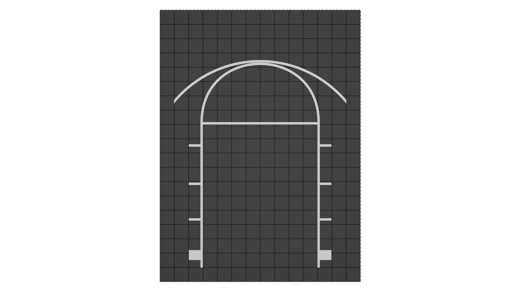 Kit de terrain de basketball - CourtX par SynX