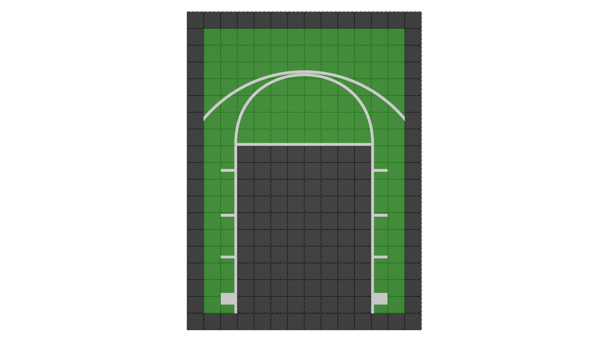 Kit de terrain de basketball - CourtX par SynX