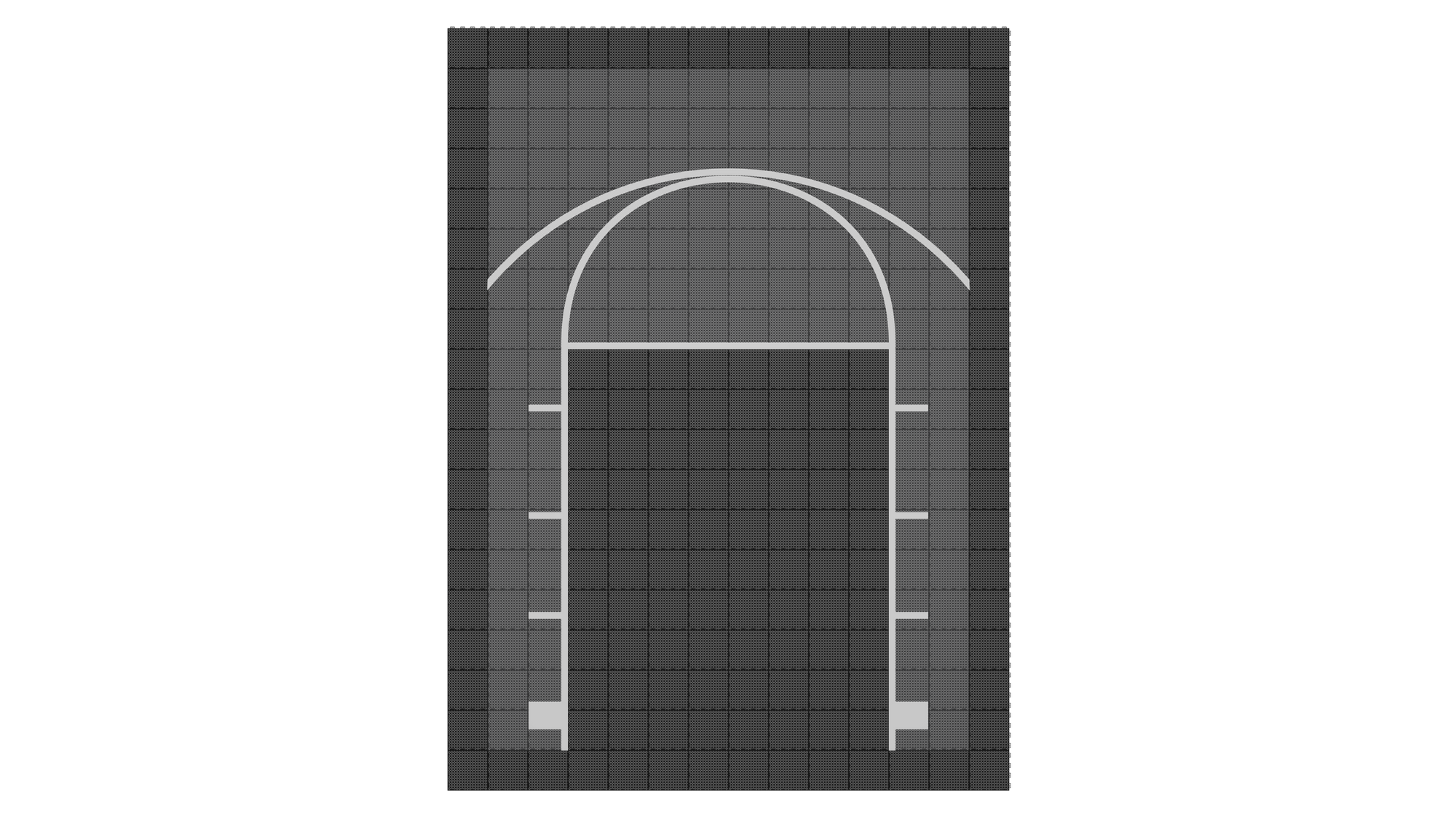 Kit de terrain de basketball - CourtX par SynX