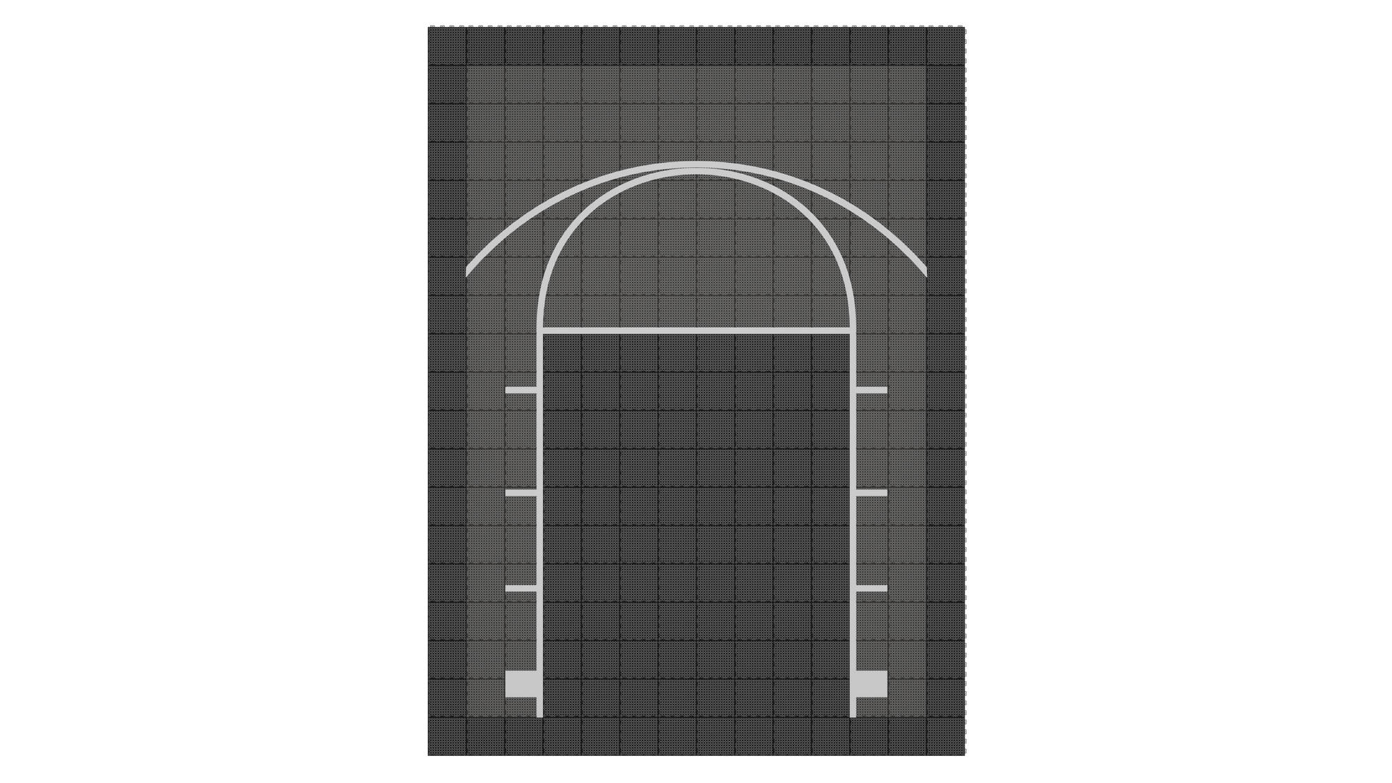 Kit de terrain de basketball - CourtX par SynX