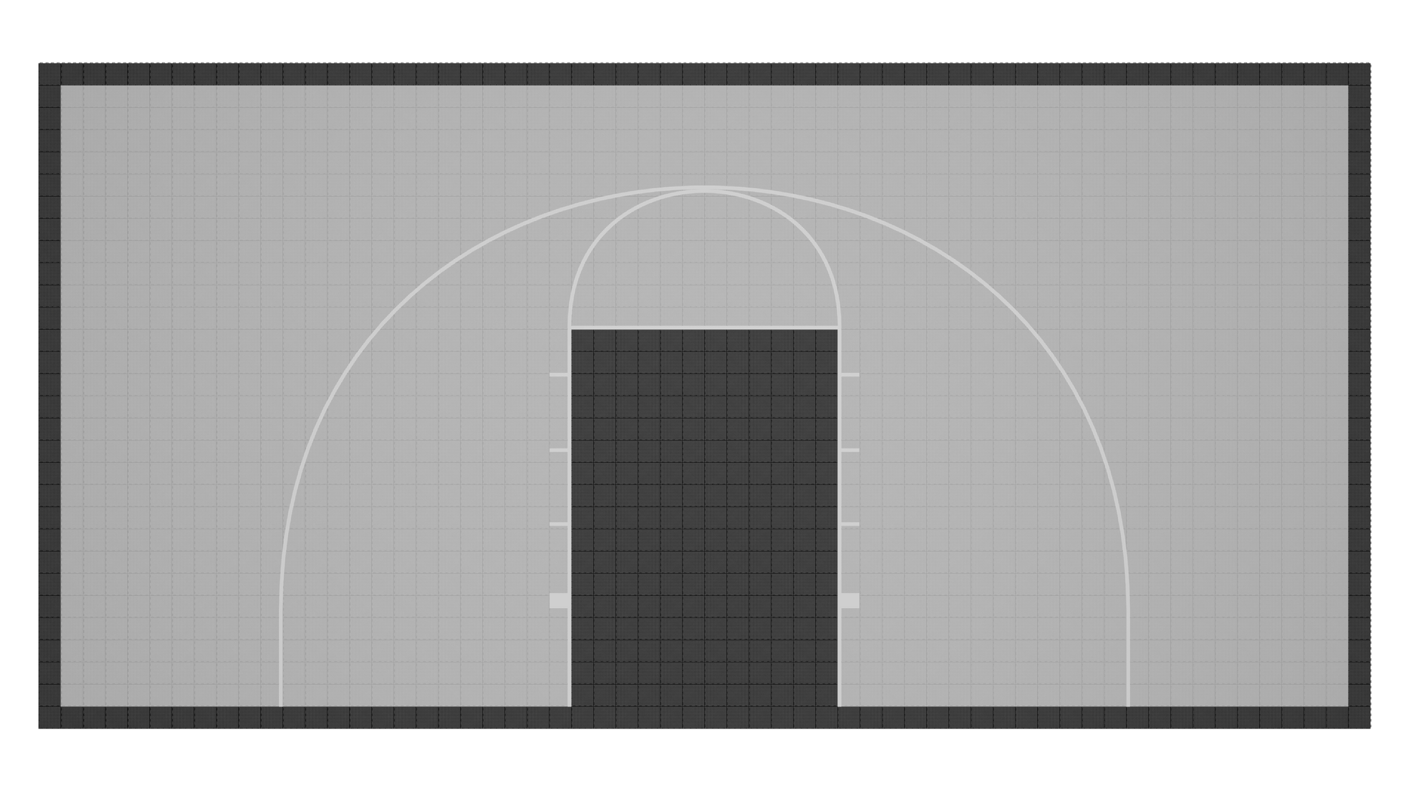 Kit de terrain de basketball - CourtX par SynX