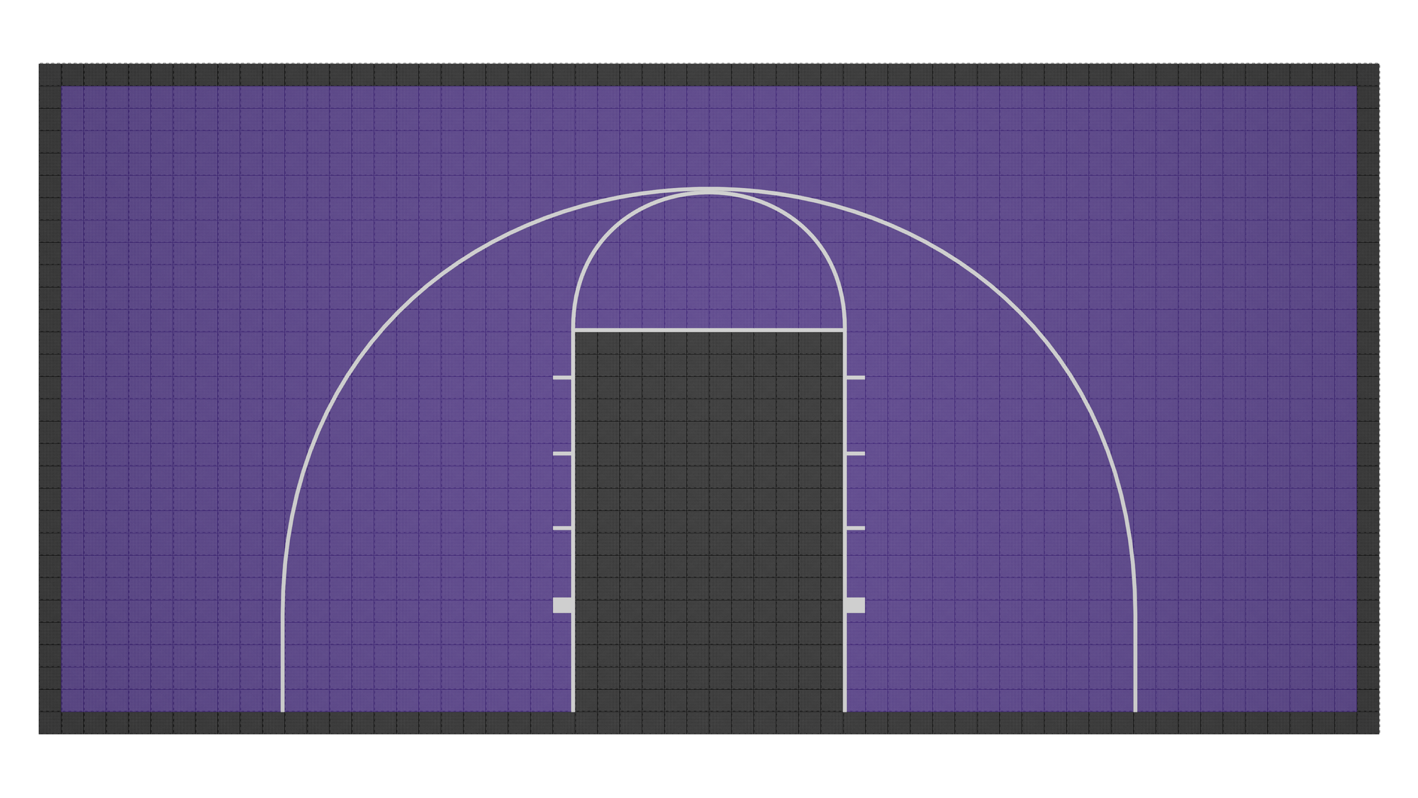 Kit de terrain de basketball - CourtX par SynX
