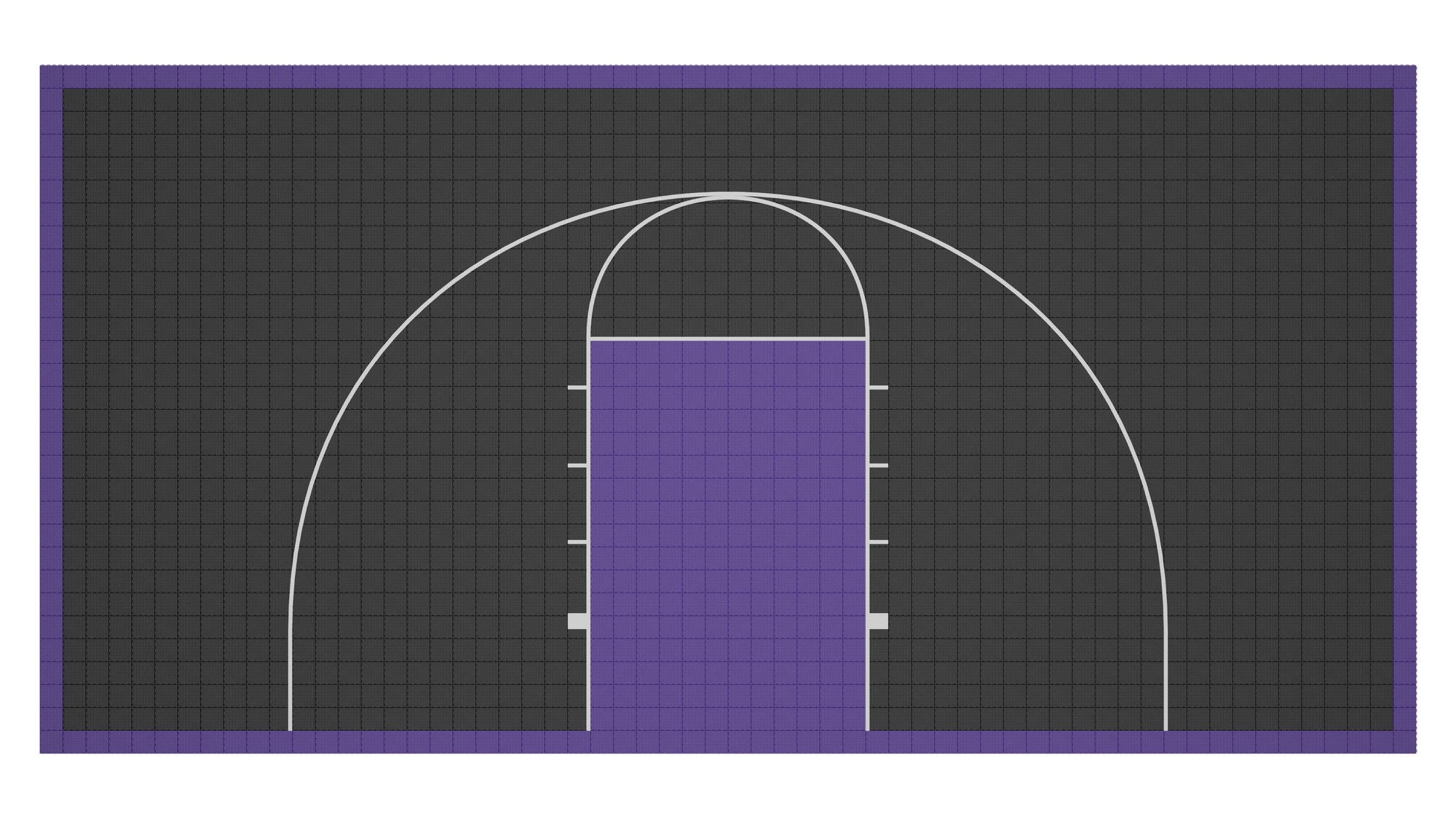 Kit de terrain de basketball - CourtX par SynX