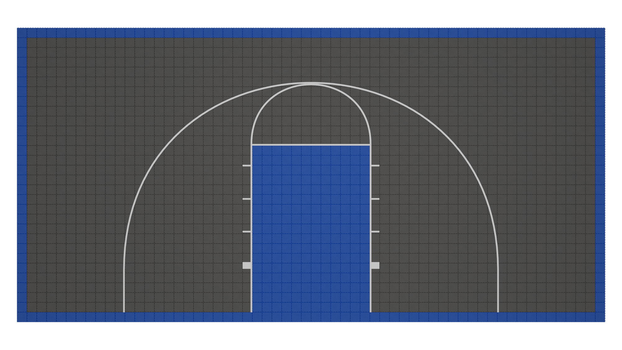 Kit de terrain de basketball - CourtX par SynX