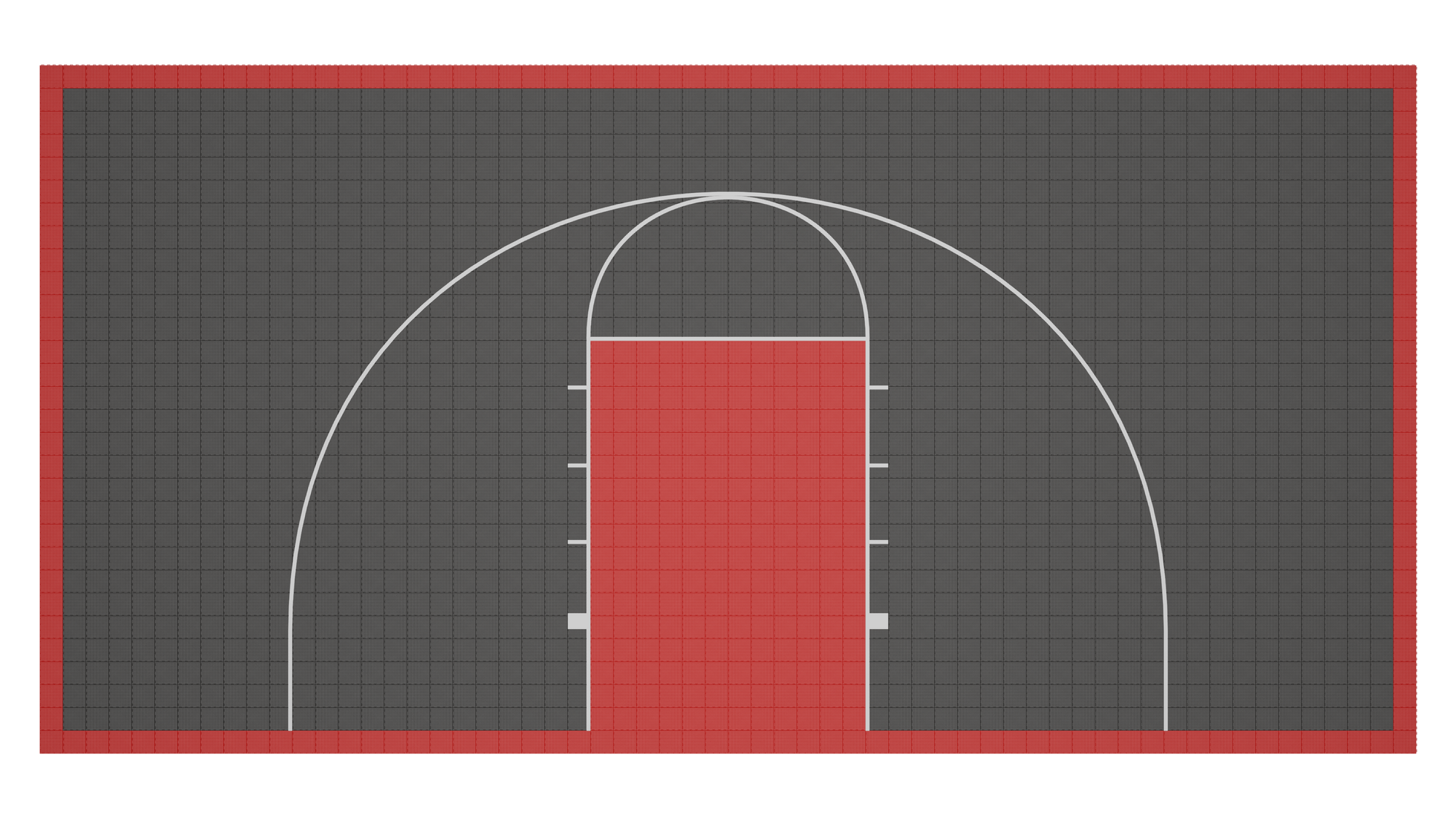 Kit de terrain de basketball - CourtX par SynX