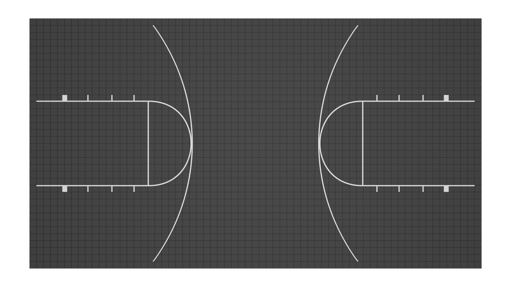 Kit de terrain de basketball - CourtX par SynX