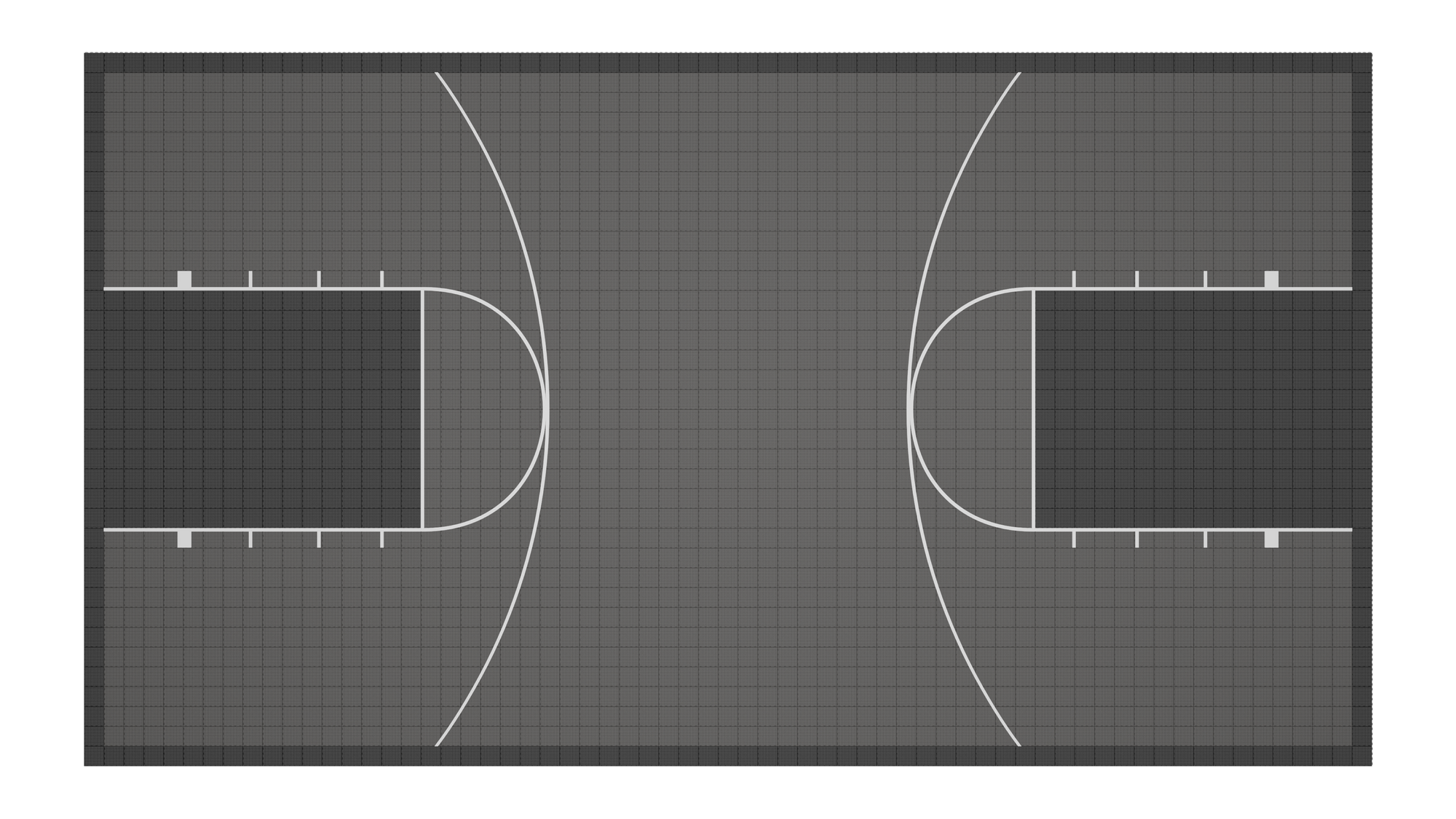 Kit de terrain de basketball - CourtX par SynX