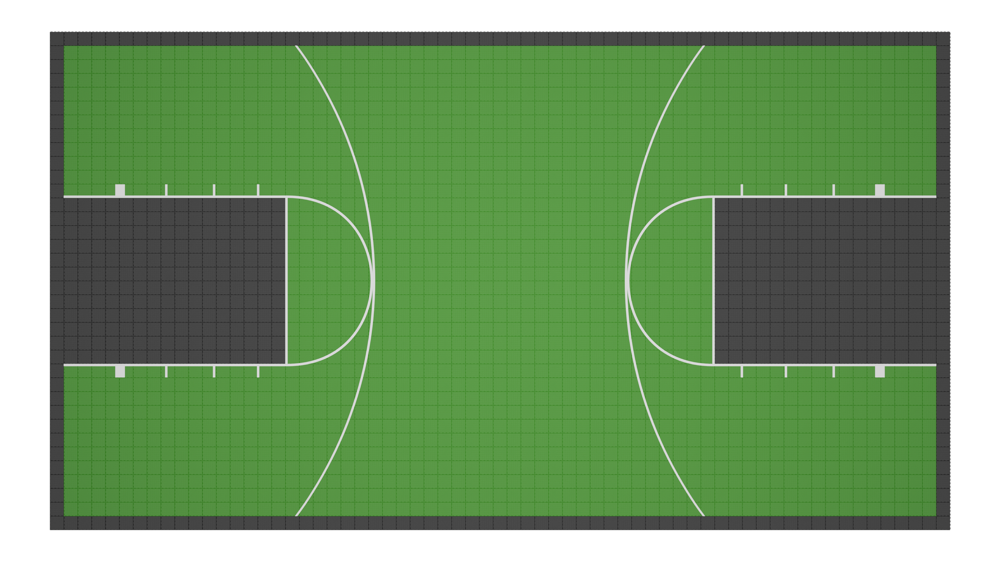 Kit de terrain de basketball - CourtX par SynX