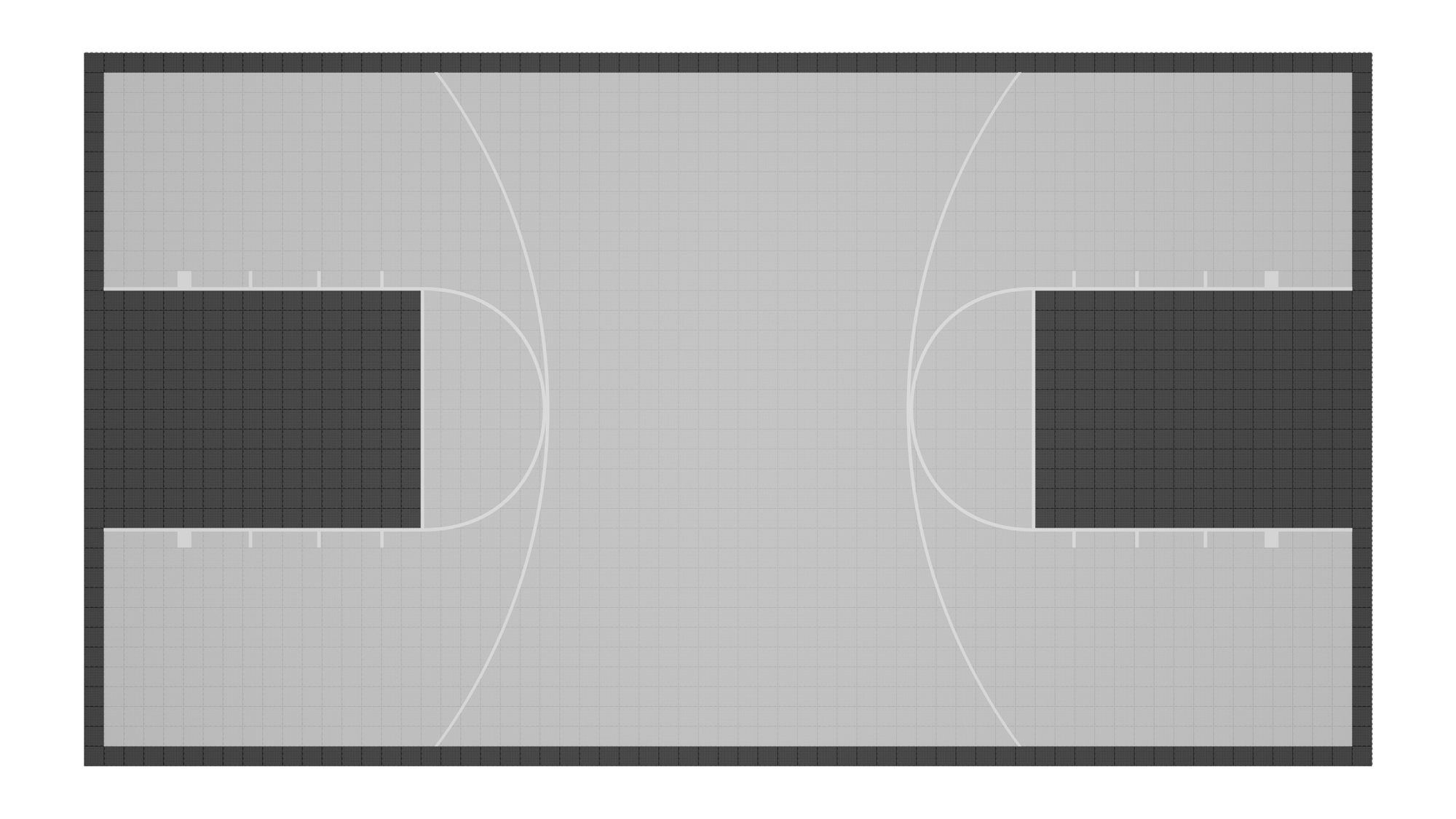 Kit de terrain de basketball - CourtX par SynX
