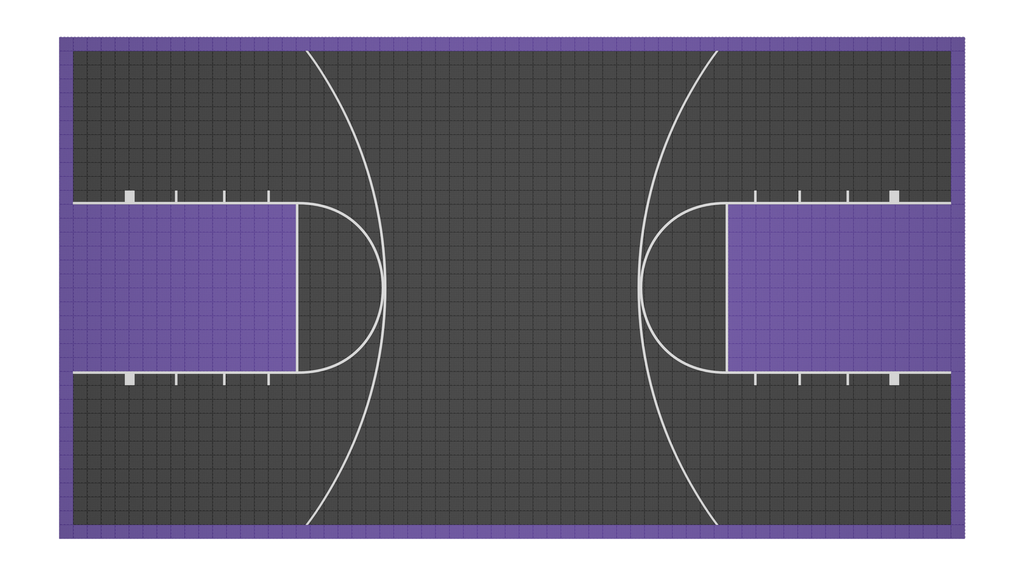 Kit de terrain de basketball - CourtX par SynX