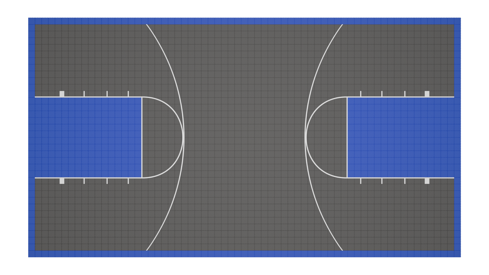 Kit de terrain de basketball - CourtX par SynX