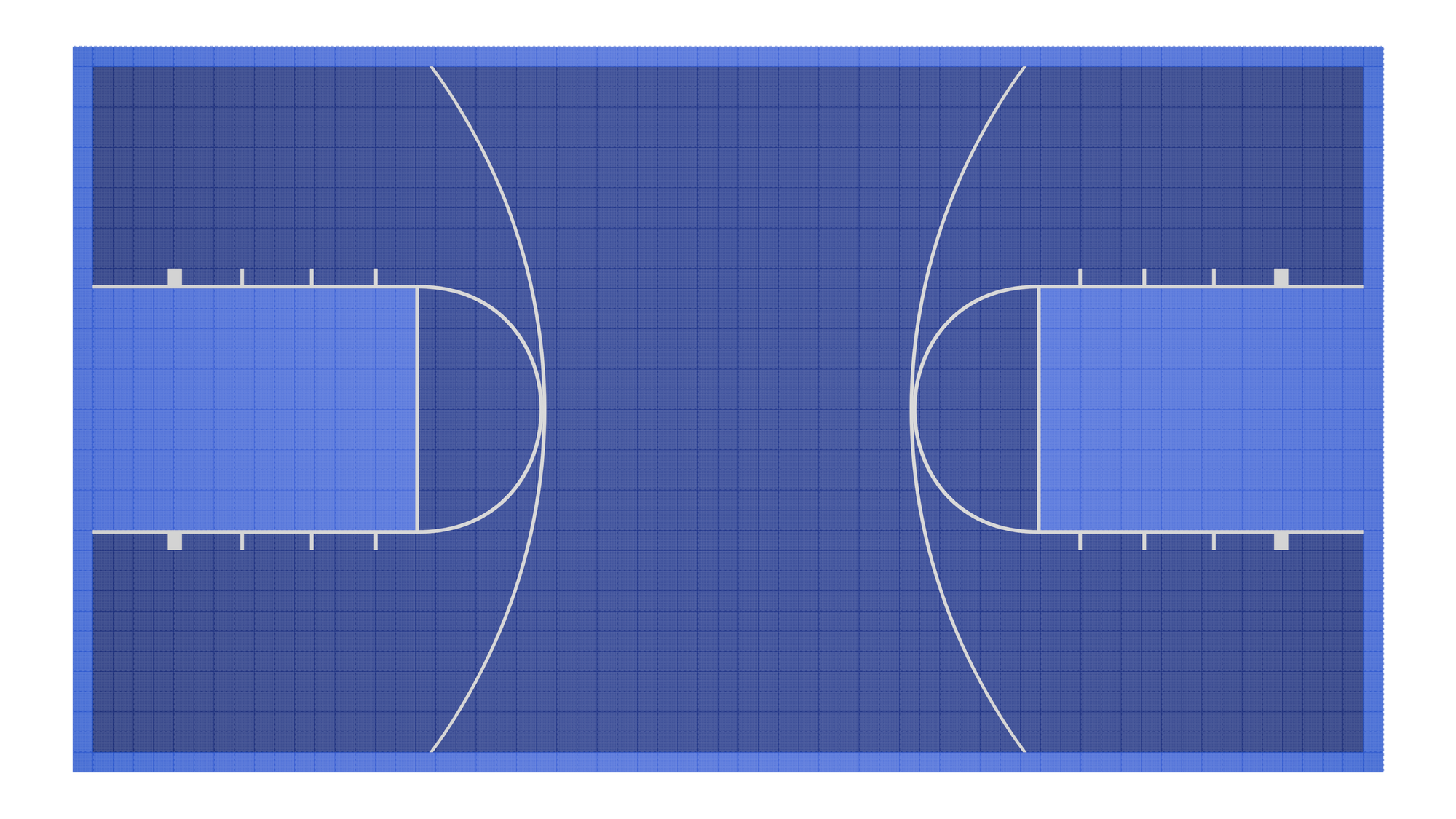 Kit de terrain de basketball - CourtX par SynX