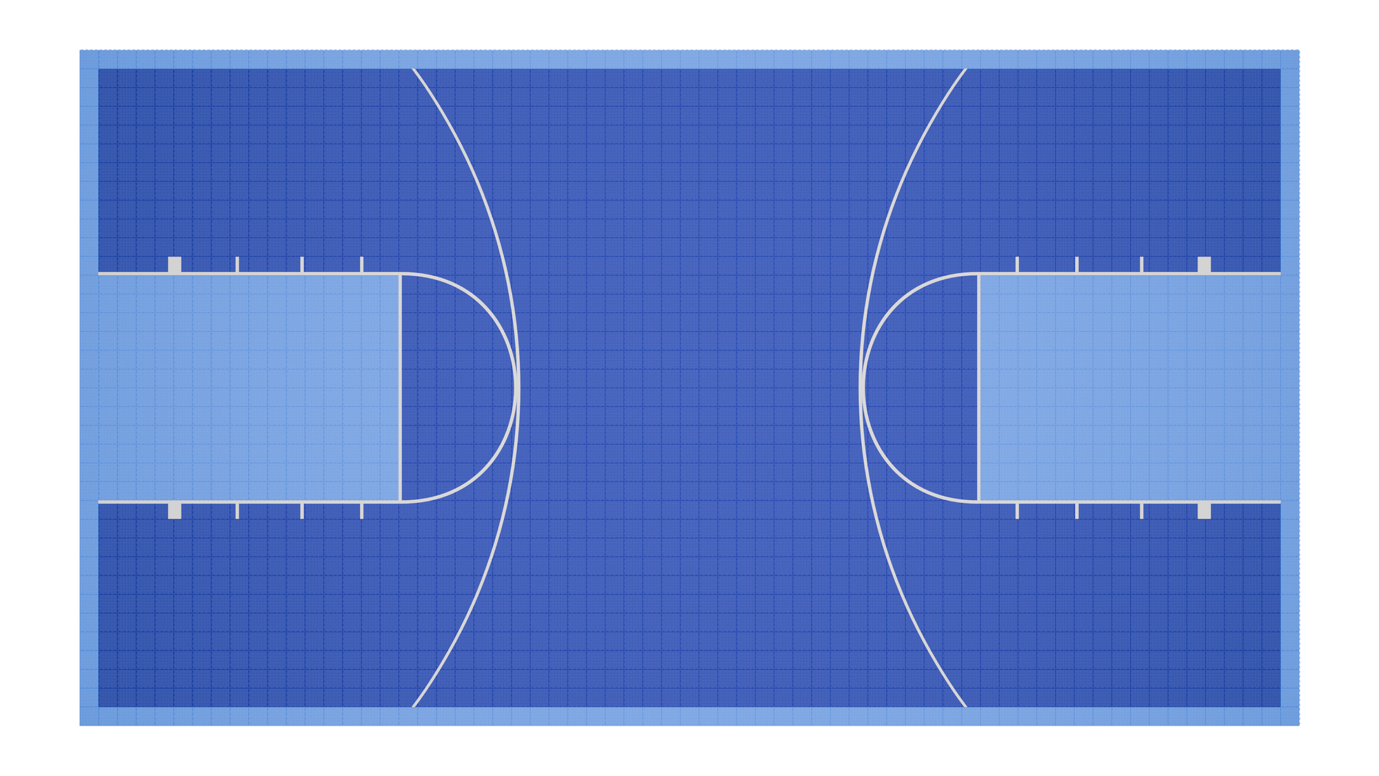 Kit de terrain de basketball - CourtX par SynX