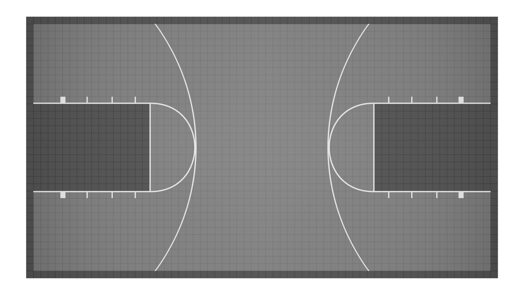 Kit de terrain de basketball - CourtX par SynX