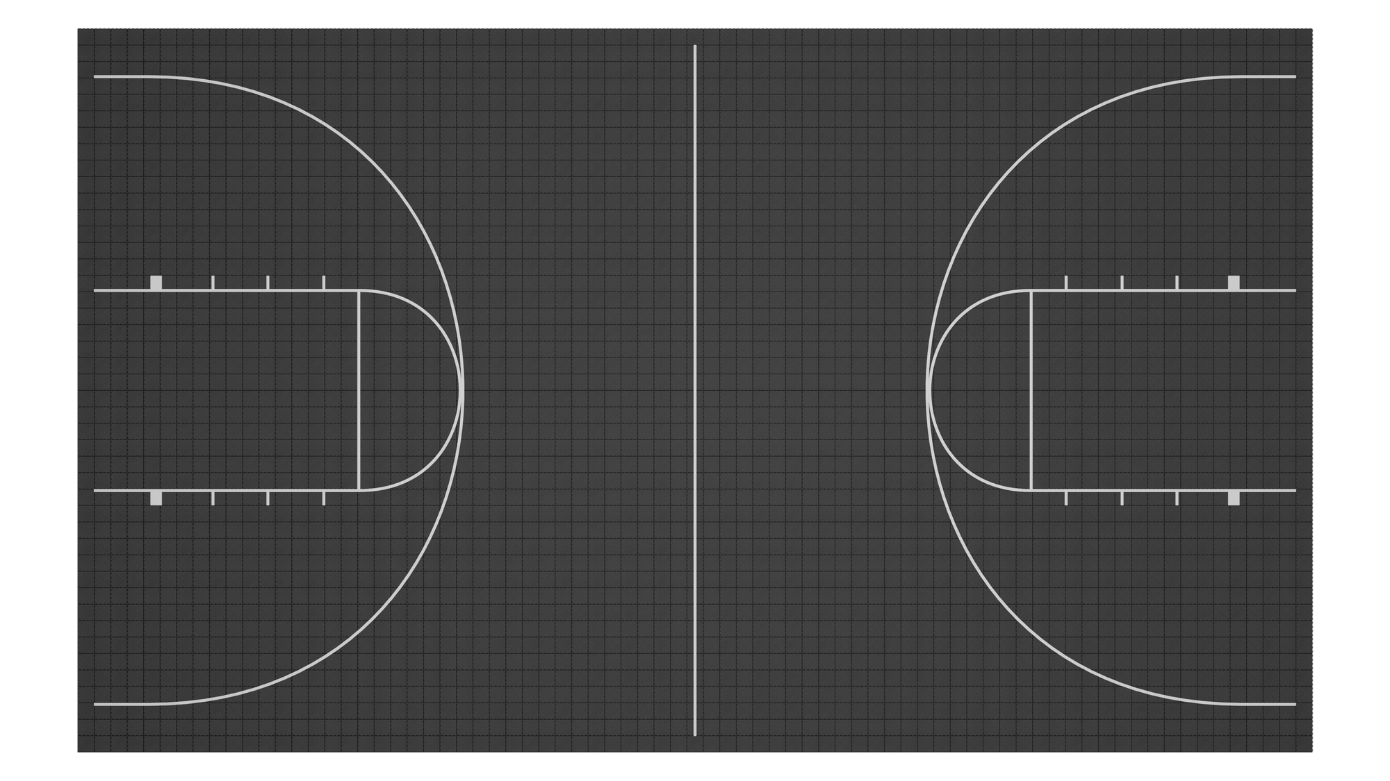 Kit de terrain de basketball - CourtX par SynX