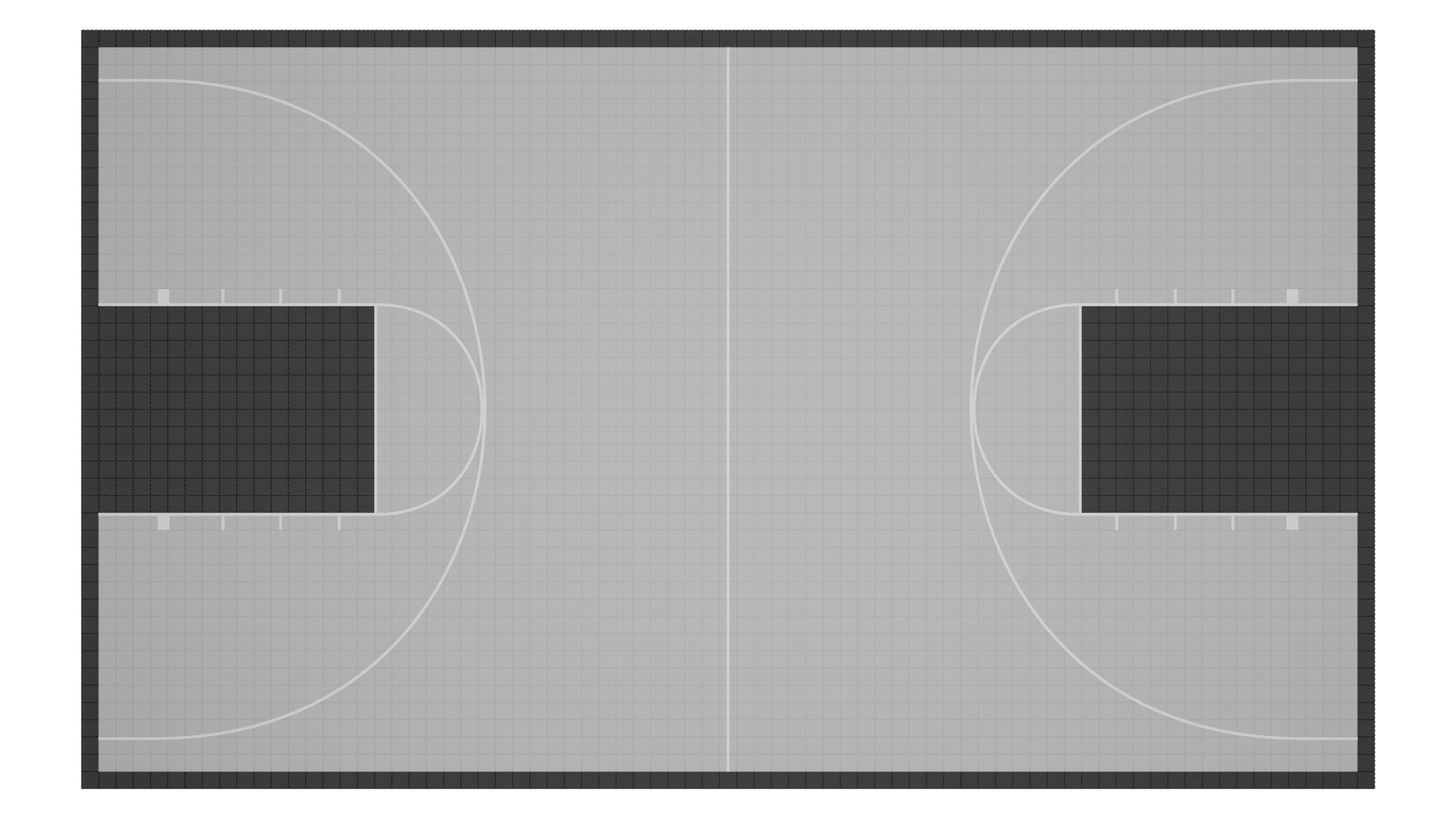 Kit de terrain de basketball - CourtX par SynX