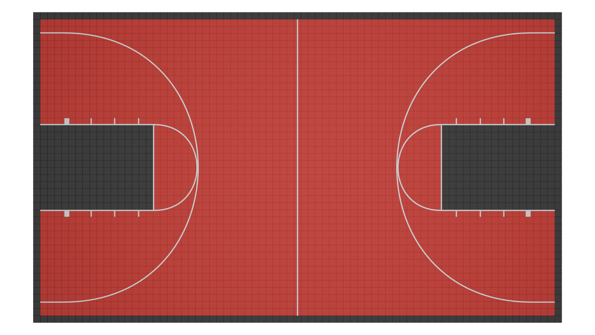 Kit de terrain de basketball - CourtX par SynX