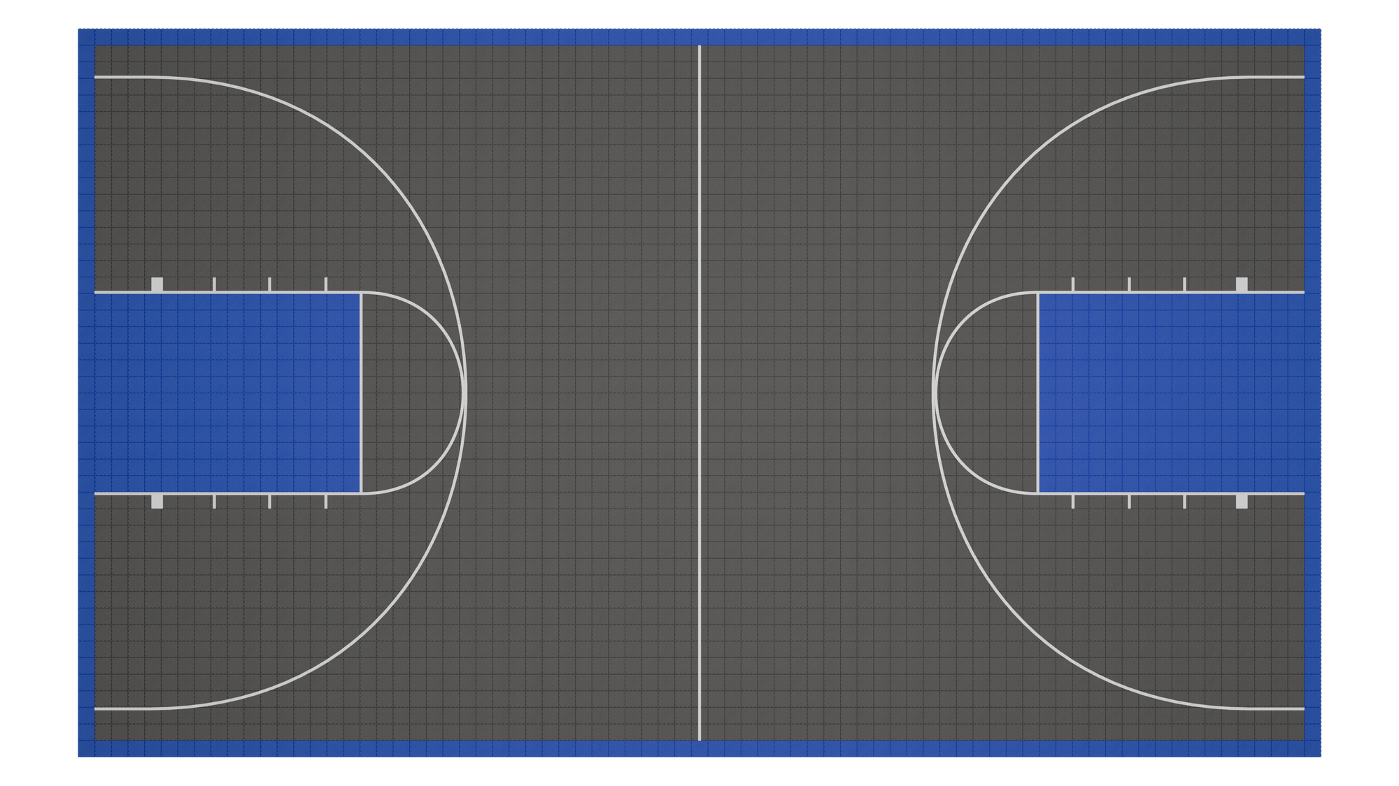 Kit de terrain de basketball - CourtX par SynX