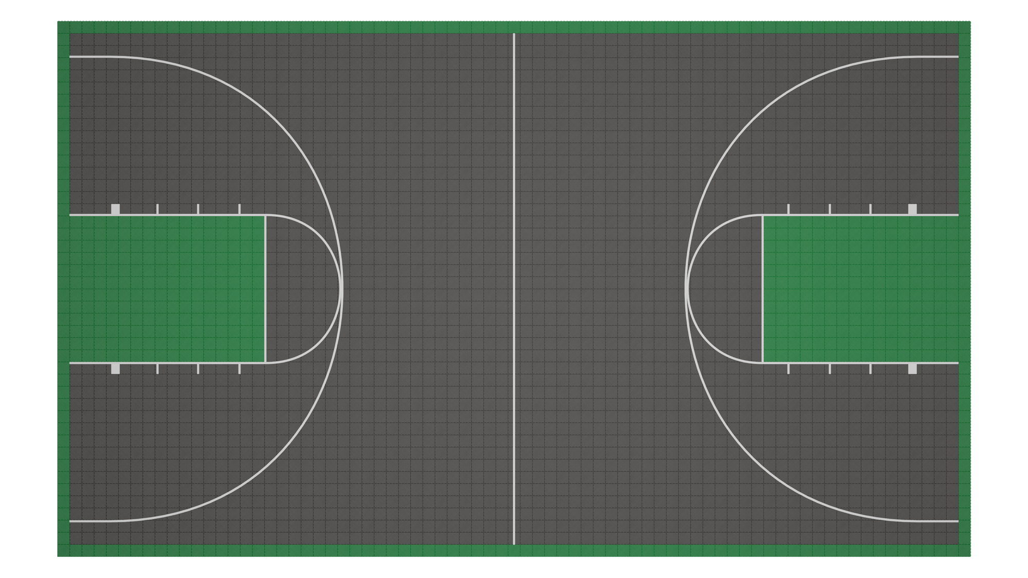 Kit de terrain de basketball - CourtX par SynX