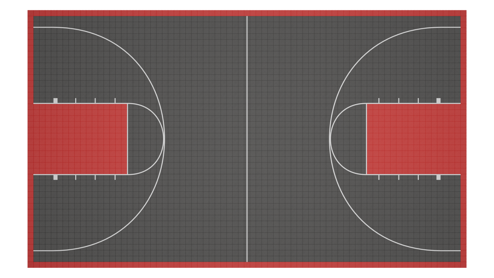 Kit de terrain de basketball - CourtX par SynX