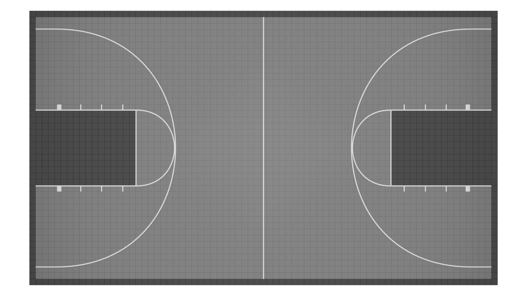 Kit de terrain de basketball - CourtX par SynX