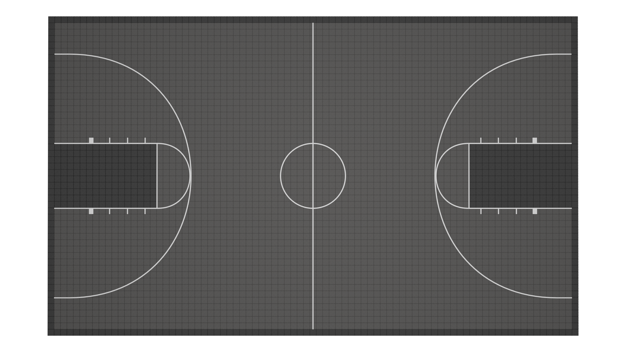 Kit de terrain de basketball - CourtX par SynX