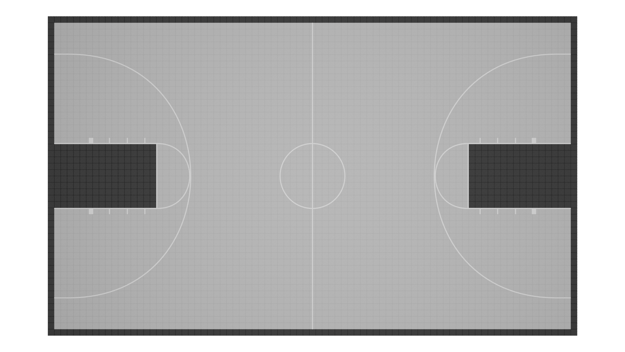 Kit de terrain de basketball - CourtX par SynX