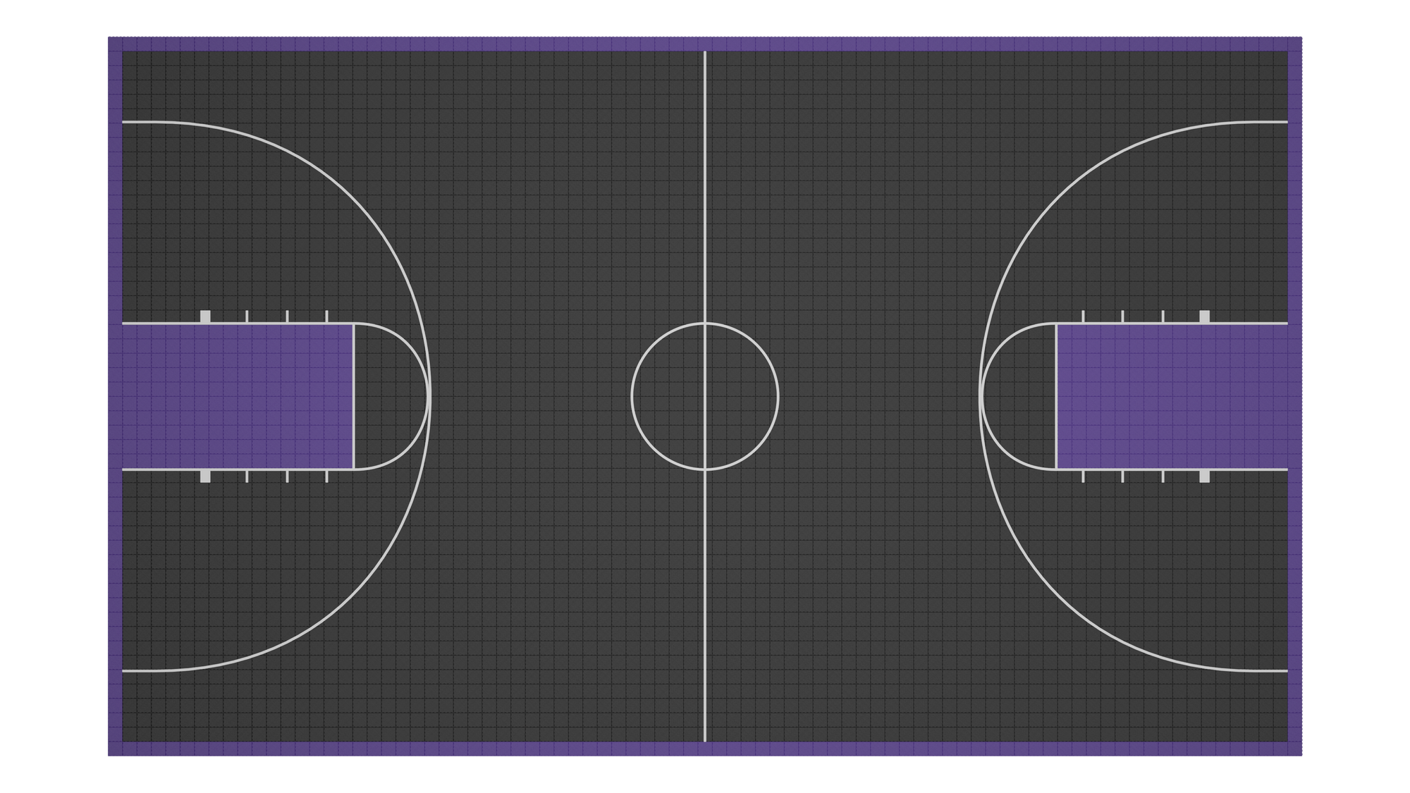 Kit de terrain de basketball - CourtX par SynX