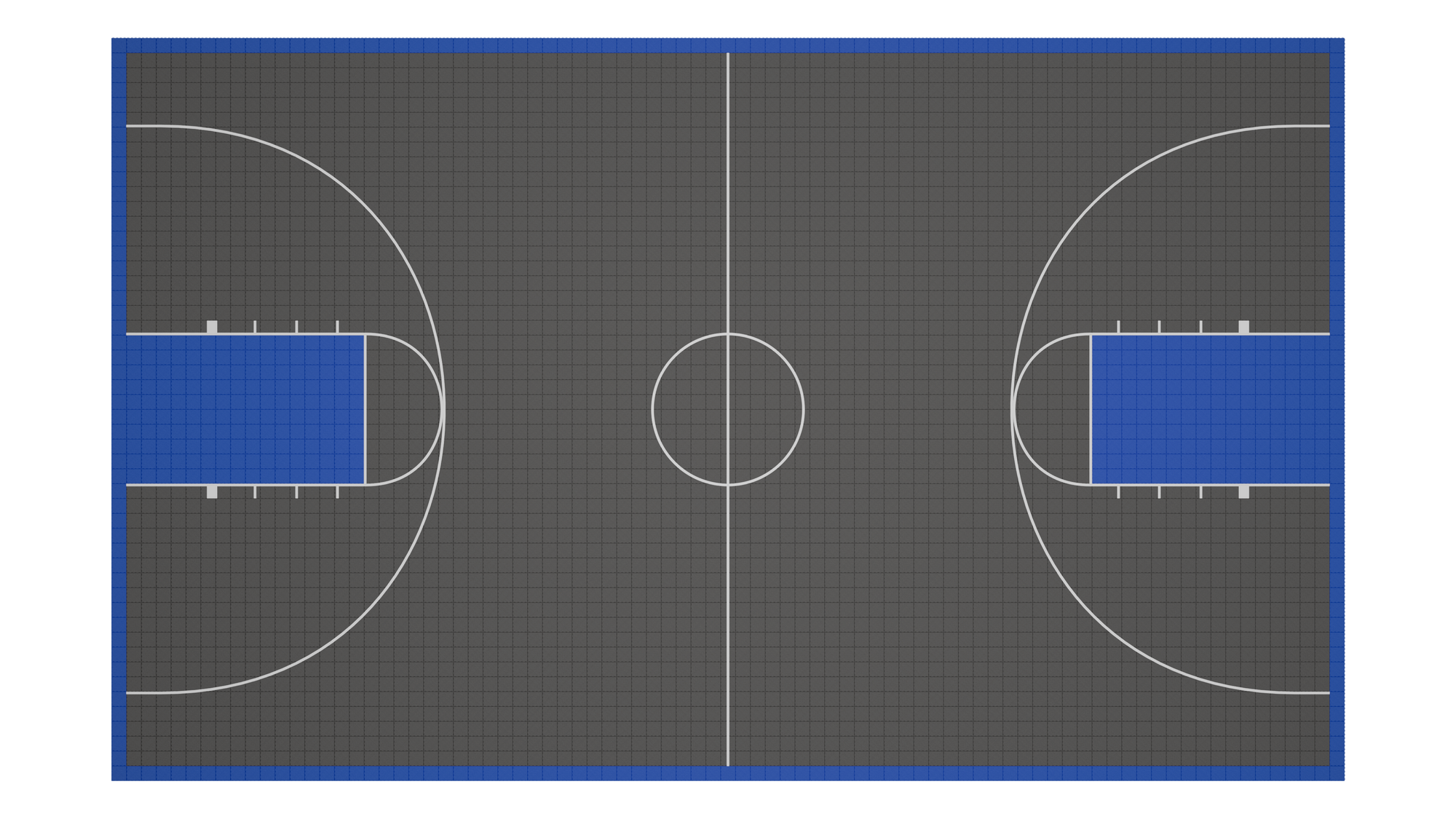Kit de terrain de basketball - CourtX par SynX