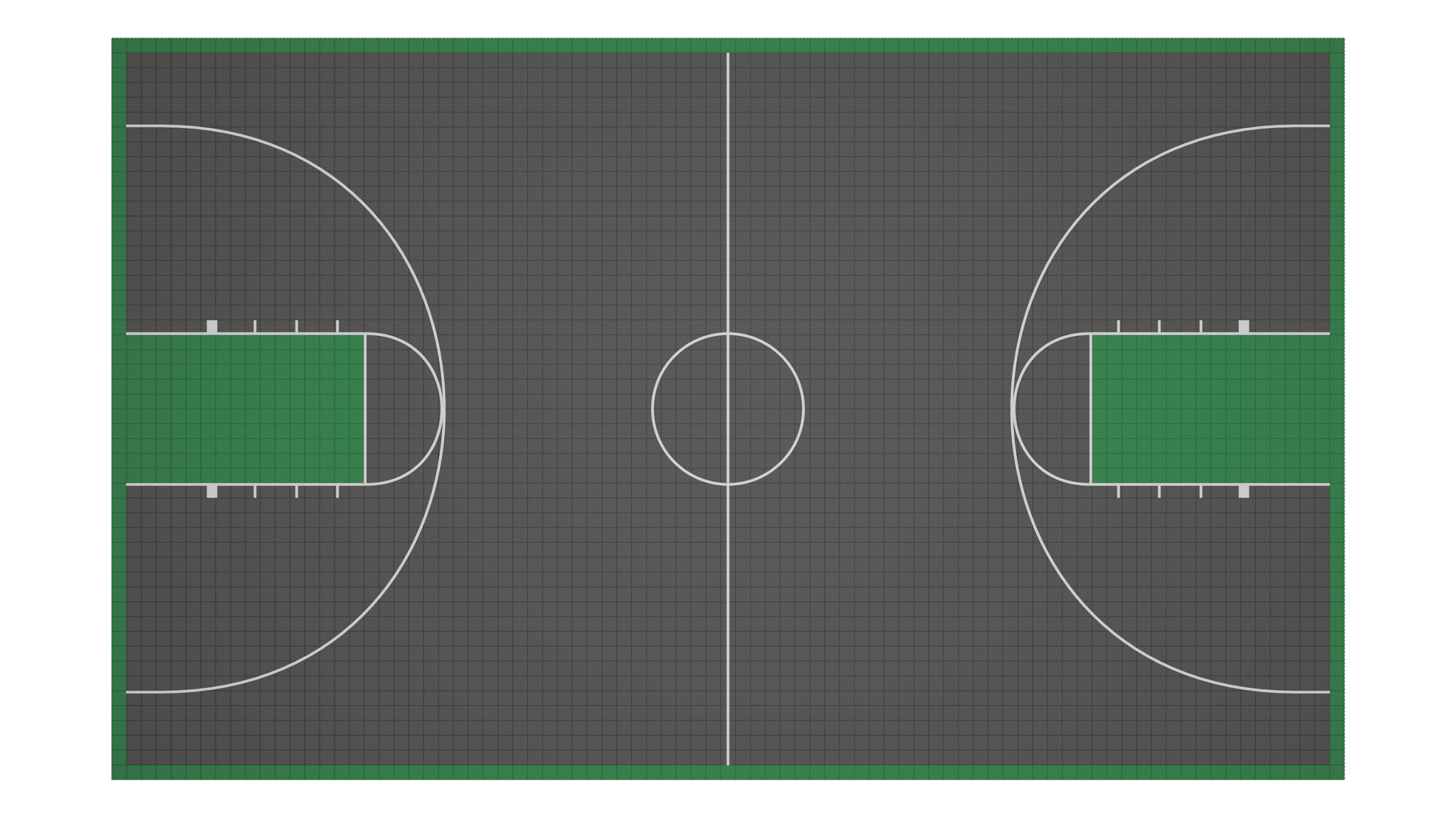 Kit de terrain de basketball - CourtX par SynX