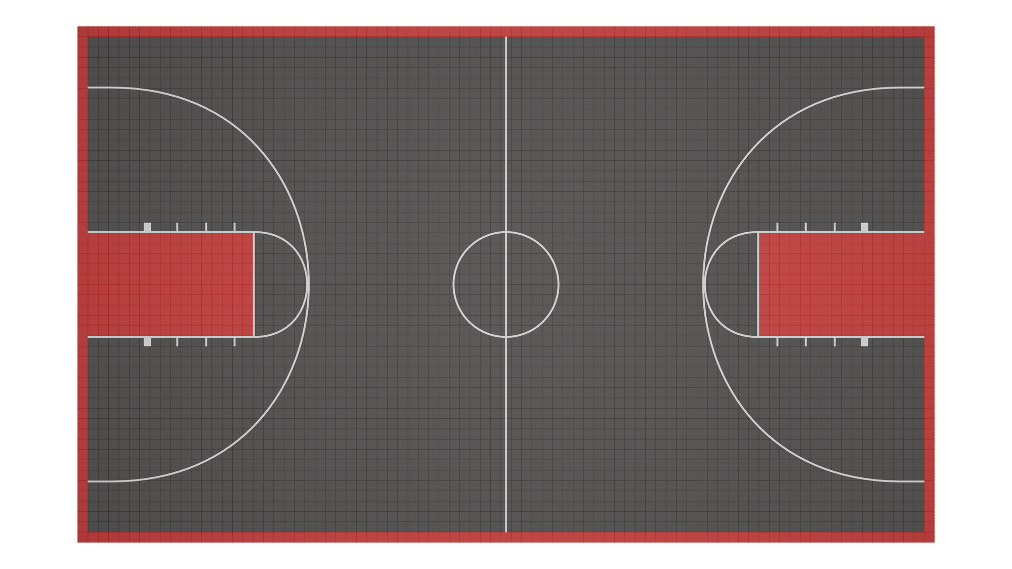 Kit de terrain de basketball - CourtX par SynX