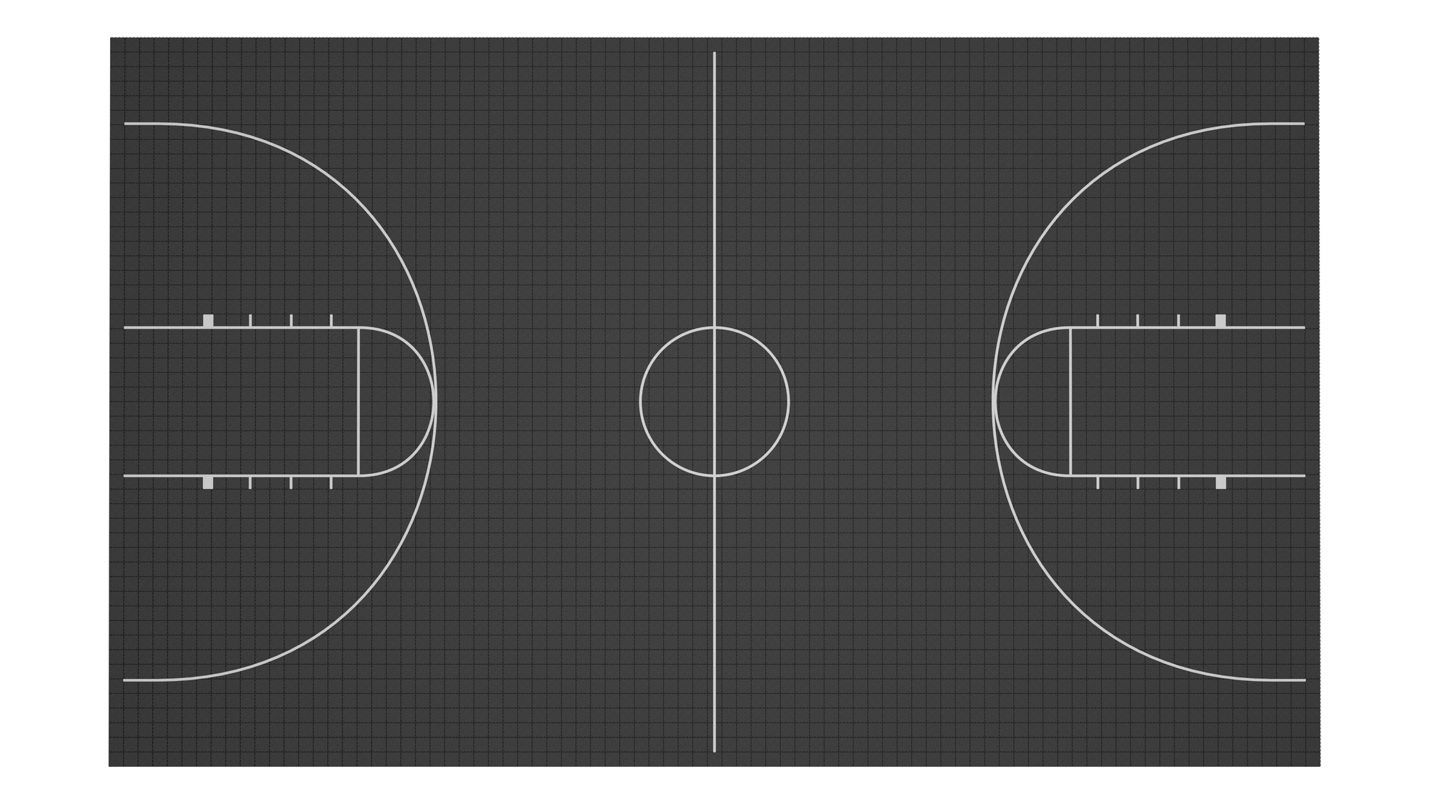 Kit de terrain de basketball - CourtX par SynX