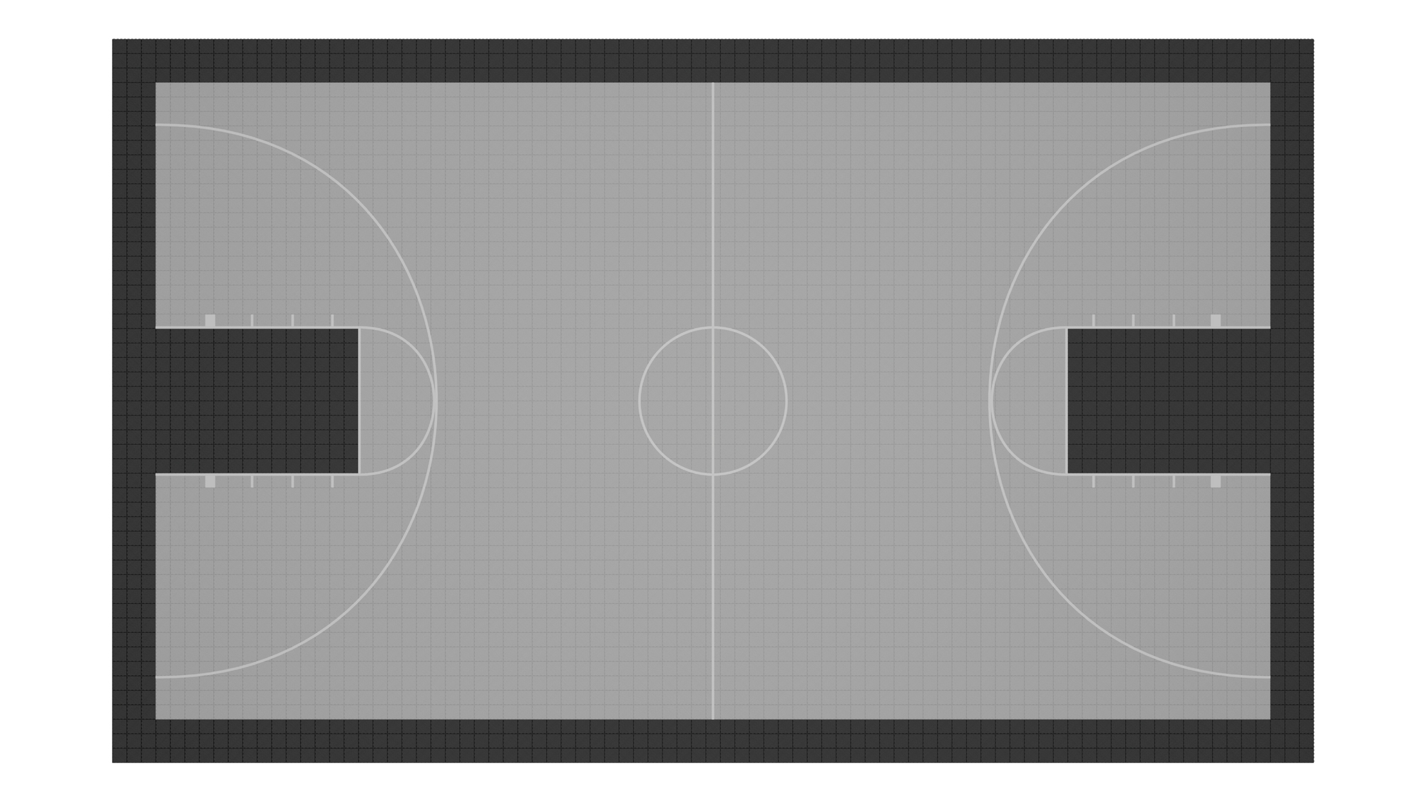 Kit de terrain de basketball - CourtX par SynX