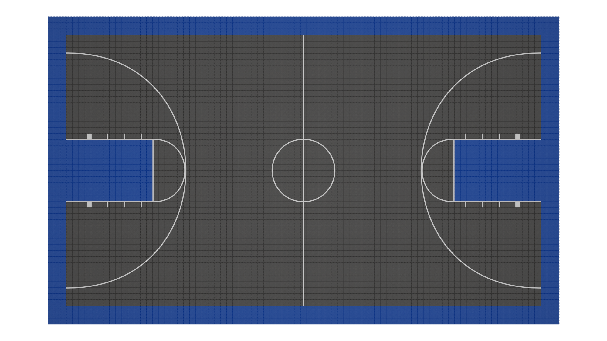 Kit de terrain de basketball - CourtX par SynX