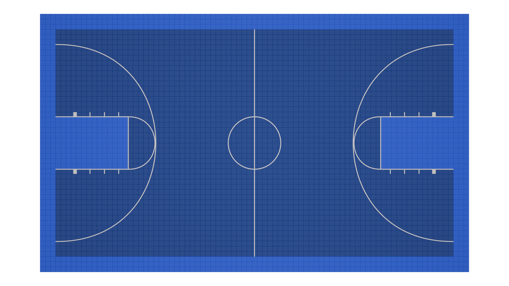 Kit de terrain de basketball - CourtX par SynX