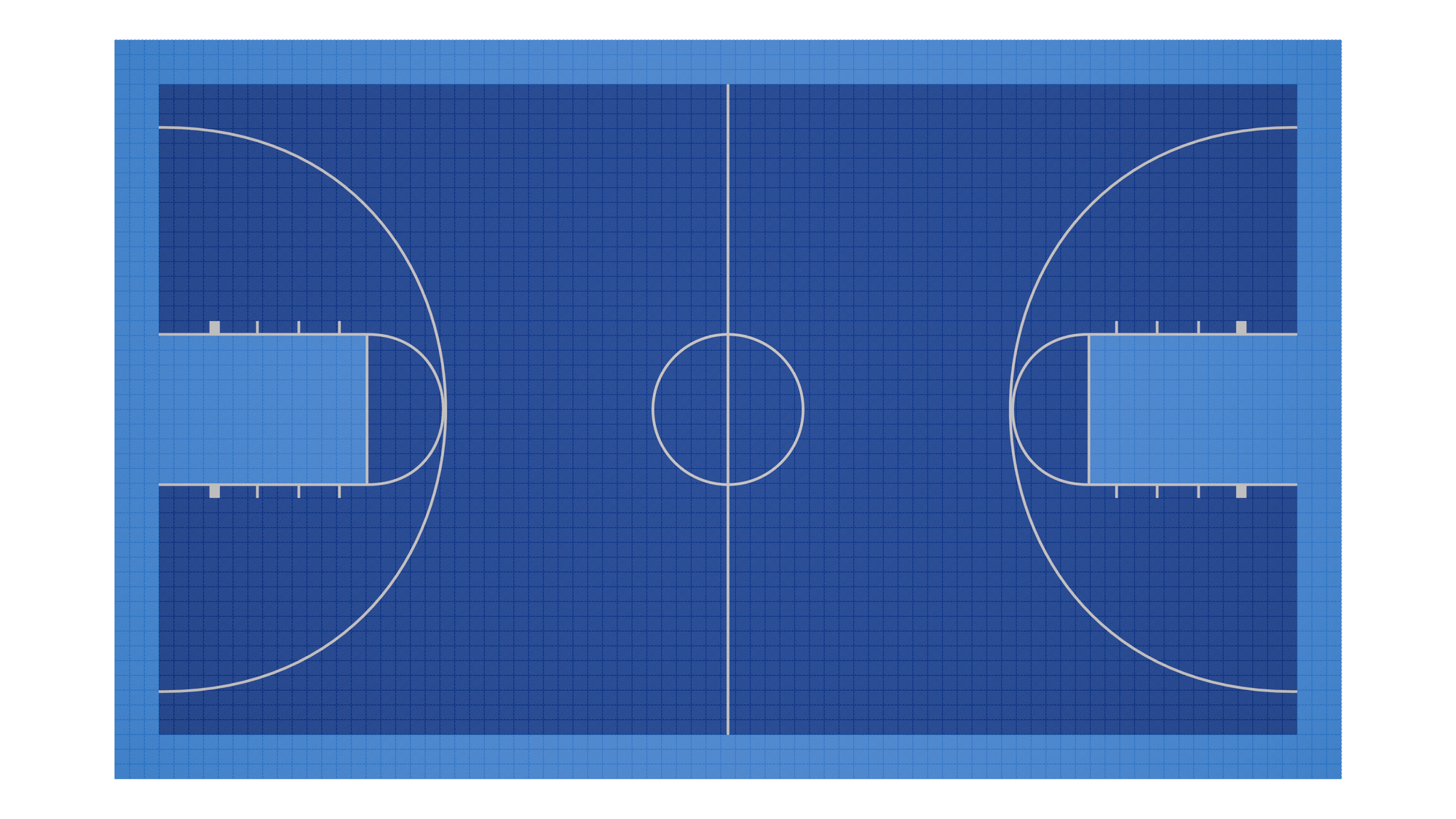 Kit de terrain de basketball - CourtX par SynX