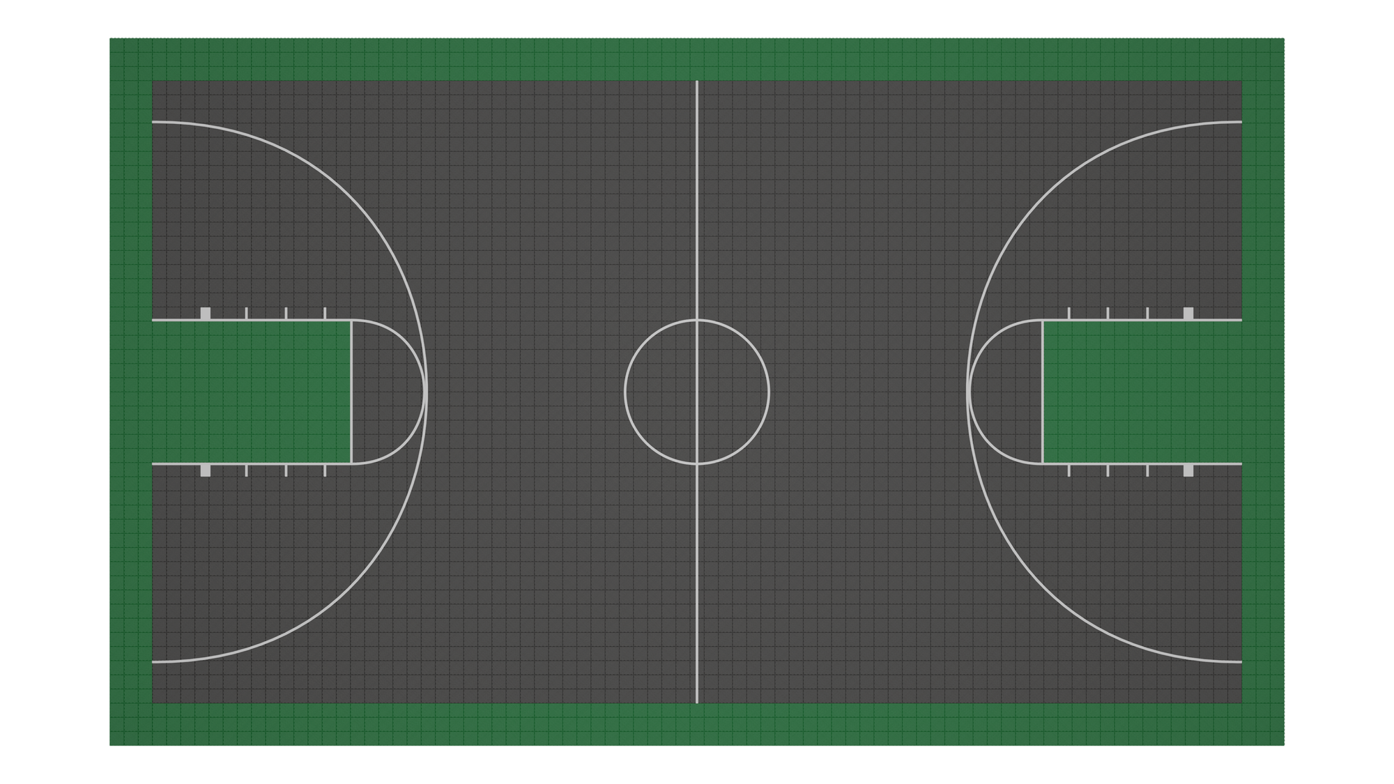 Kit de terrain de basketball - CourtX par SynX