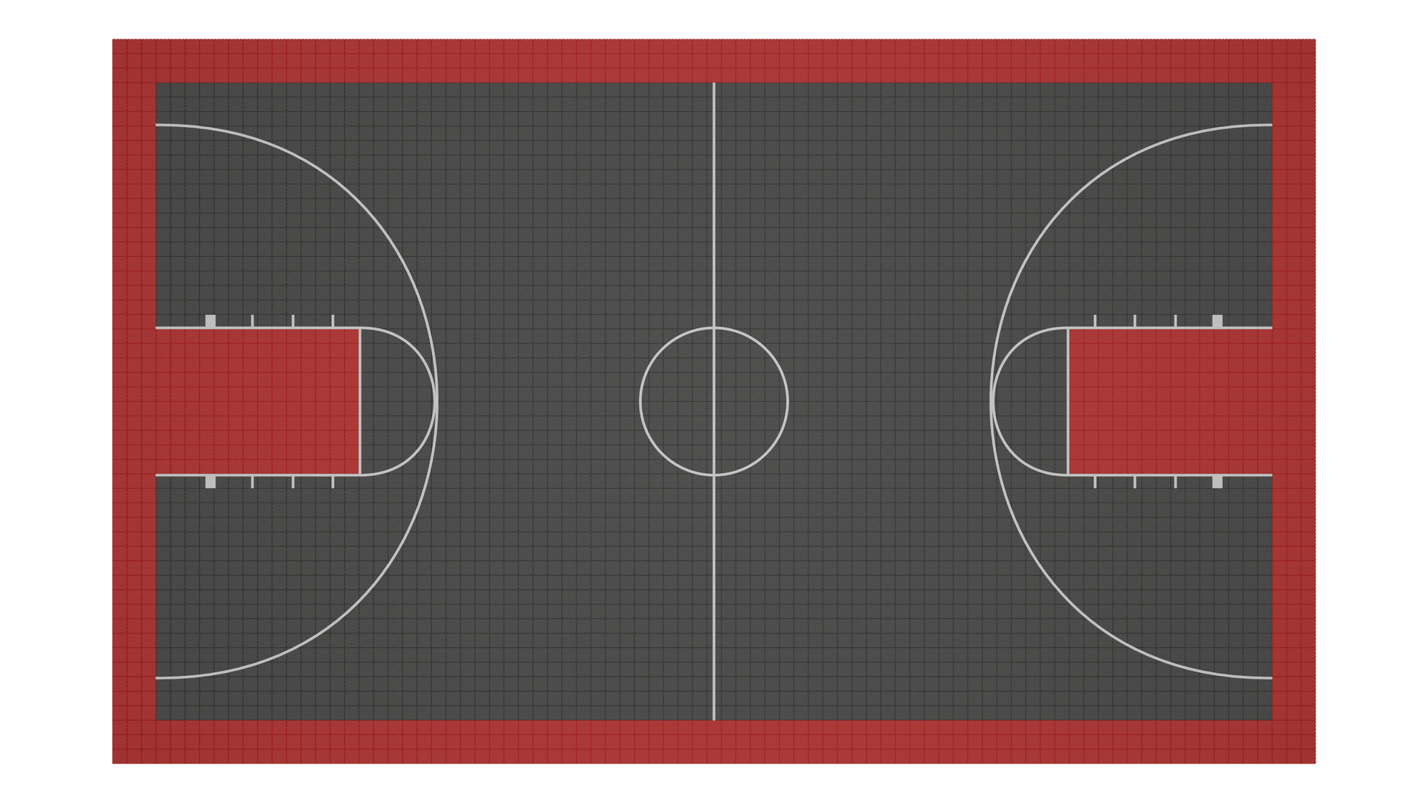 Kit de terrain de basketball - CourtX par SynX