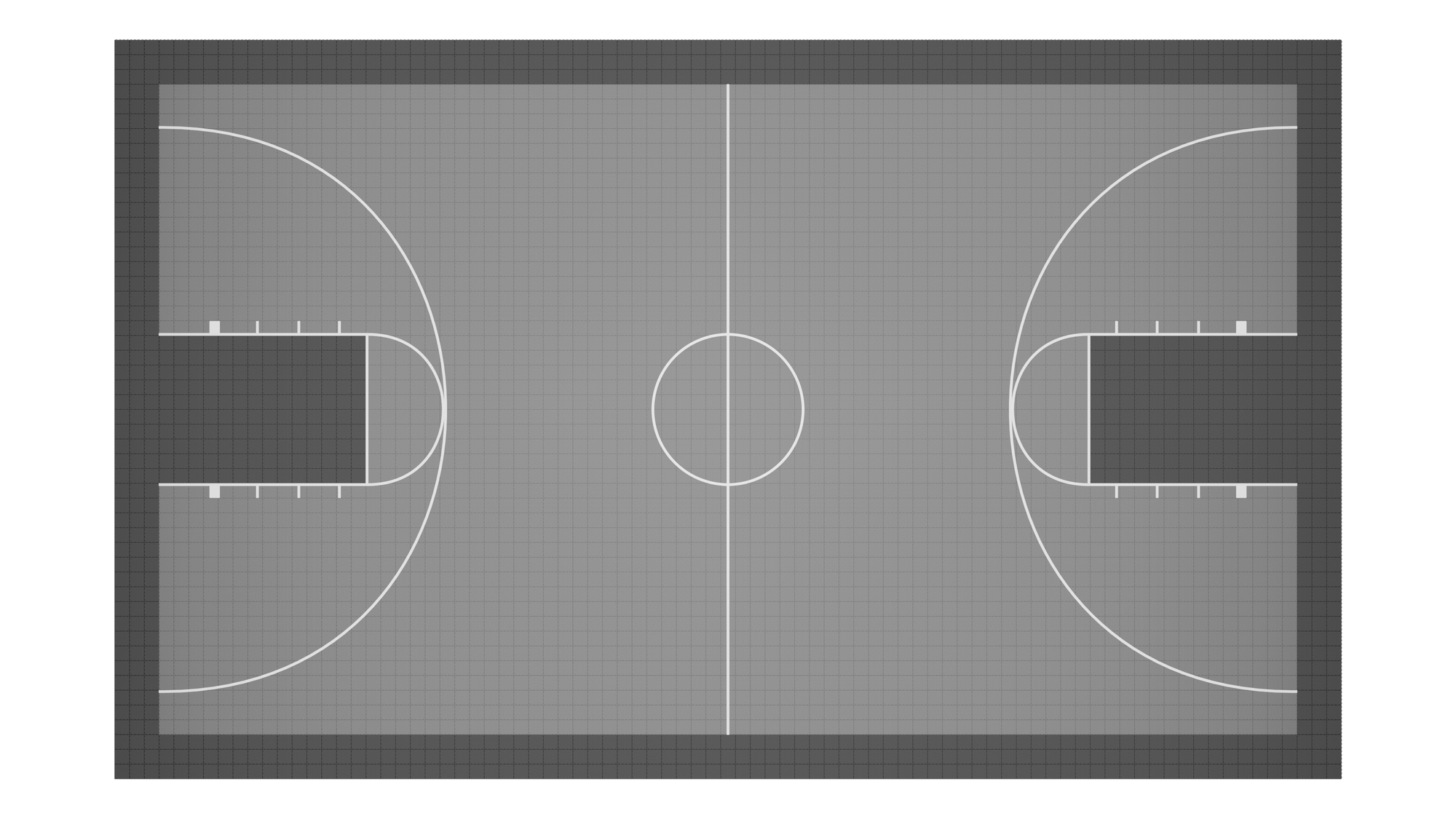 Kit de terrain de basketball - CourtX par SynX