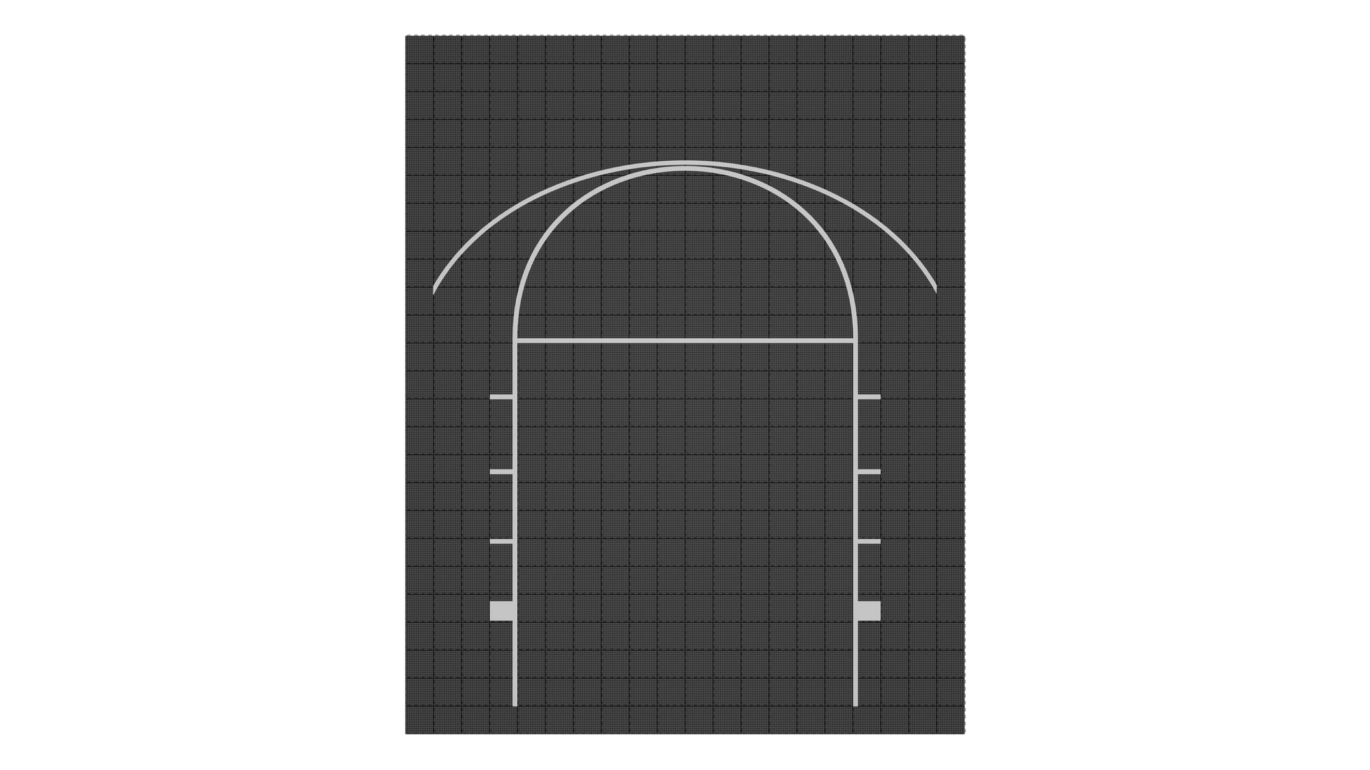 Kit de terrain de basketball - CourtX par SynX