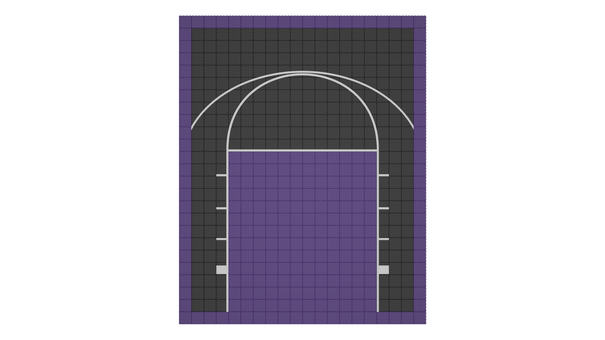 Kit de terrain de basketball - CourtX par SynX