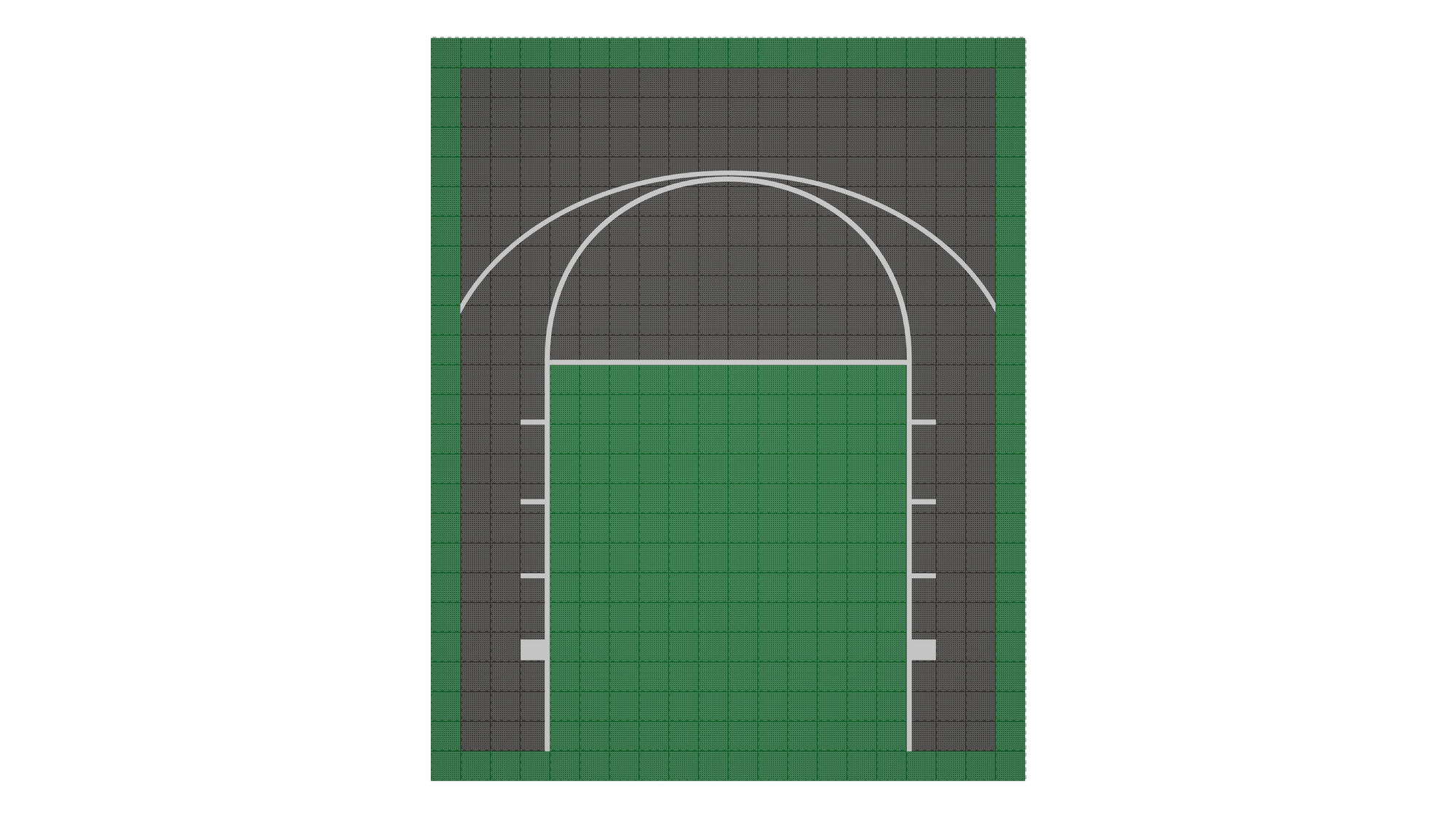 Kit de terrain de basketball - CourtX par SynX