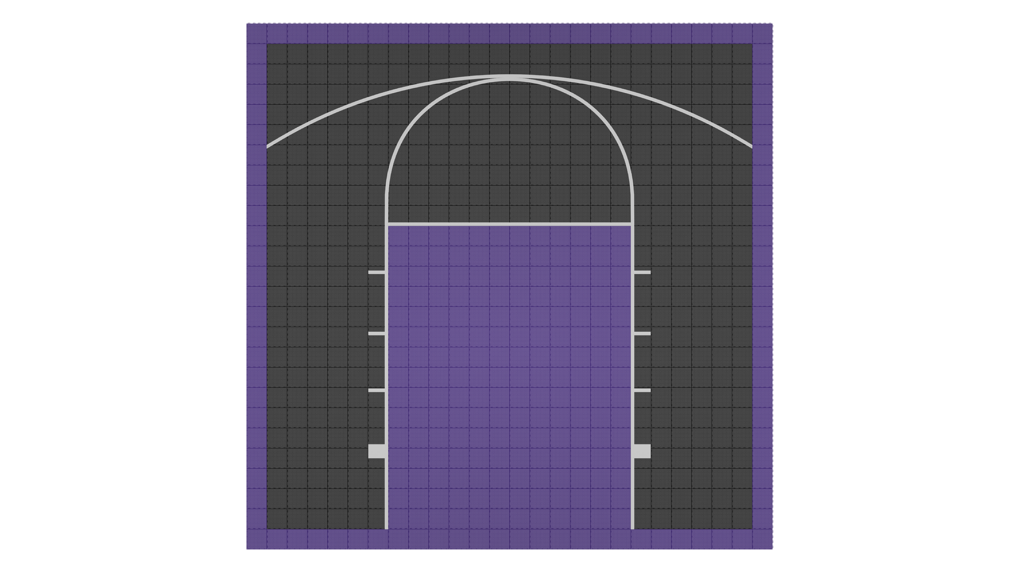 Kit de terrain de basketball - CourtX par SynX