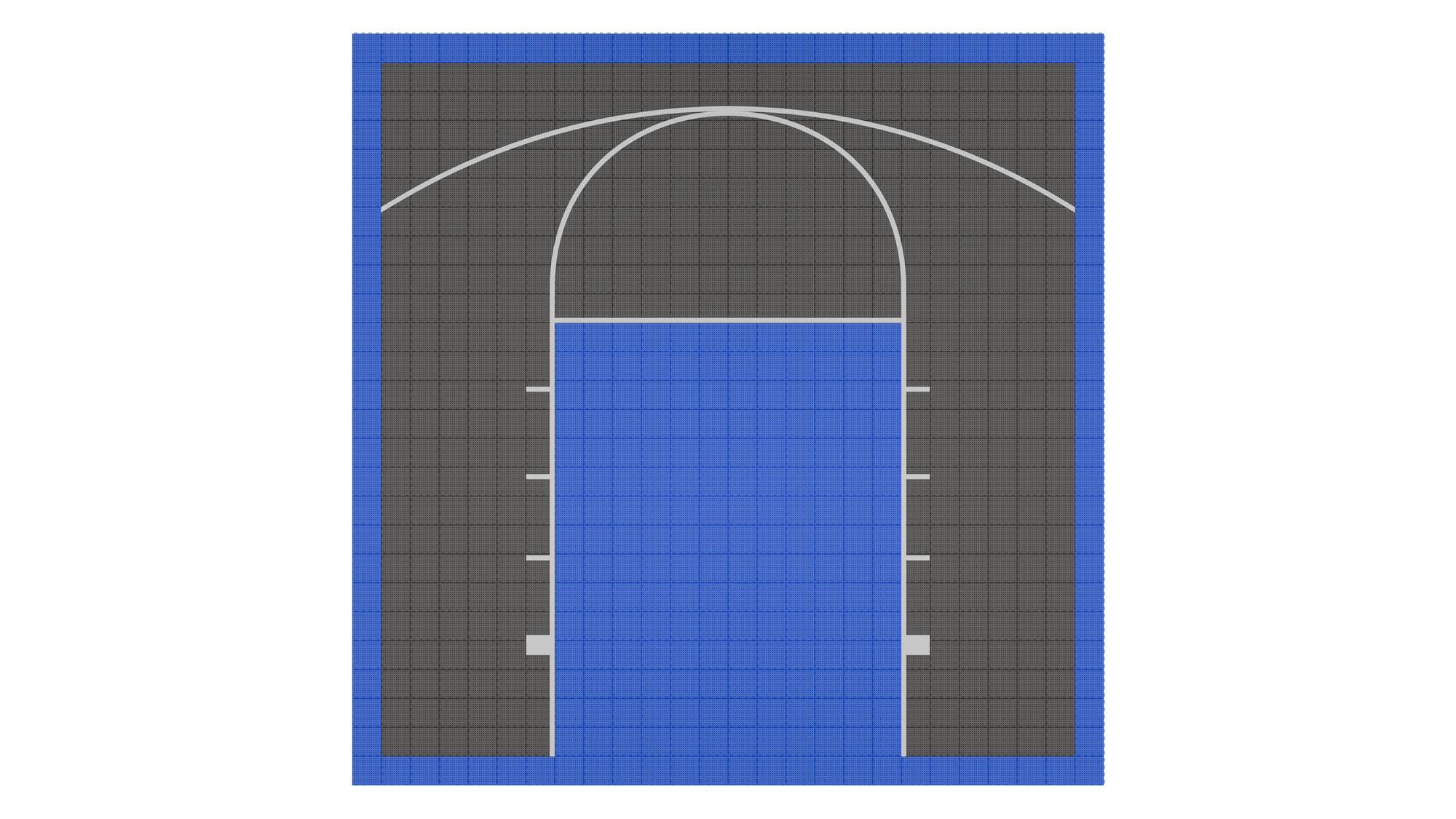 Kit de terrain de basketball - CourtX par SynX