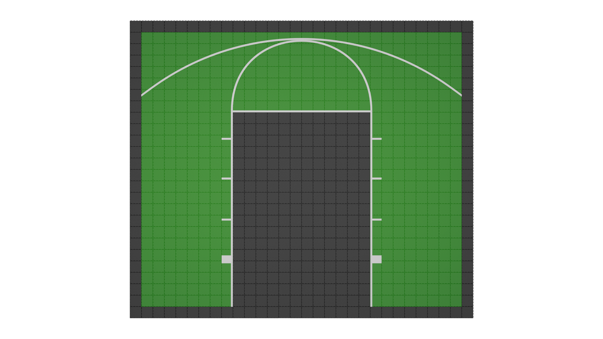 Kit de terrain de basketball - CourtX par SynX