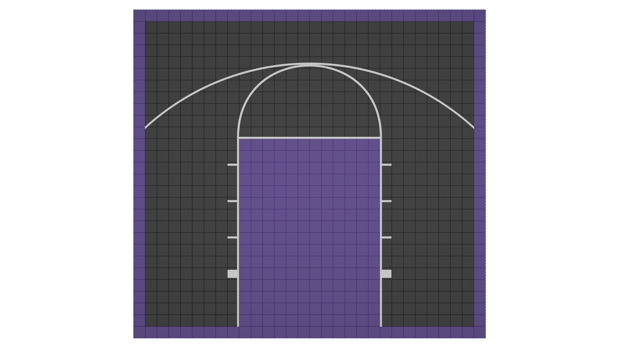 Kit de terrain de basketball - CourtX par SynX