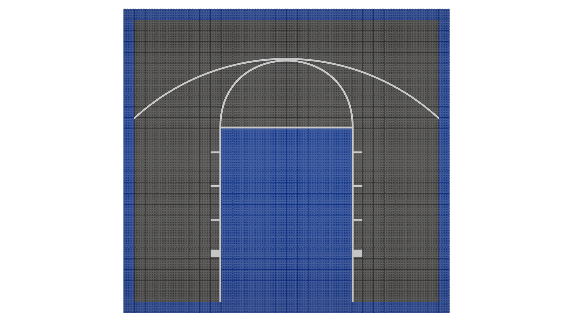Kit de terrain de basketball - CourtX par SynX
