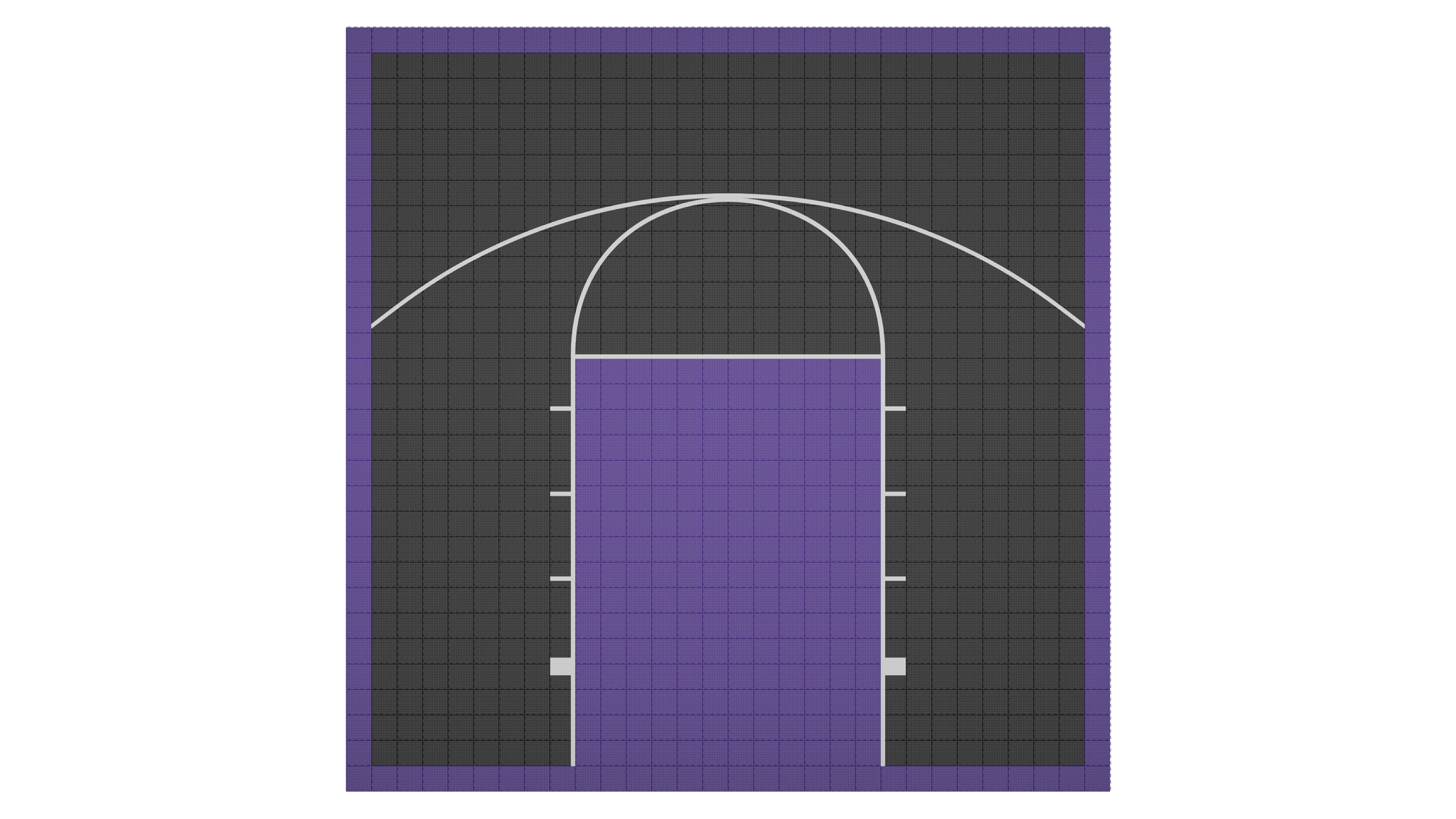 Kit de terrain de basketball - CourtX par SynX