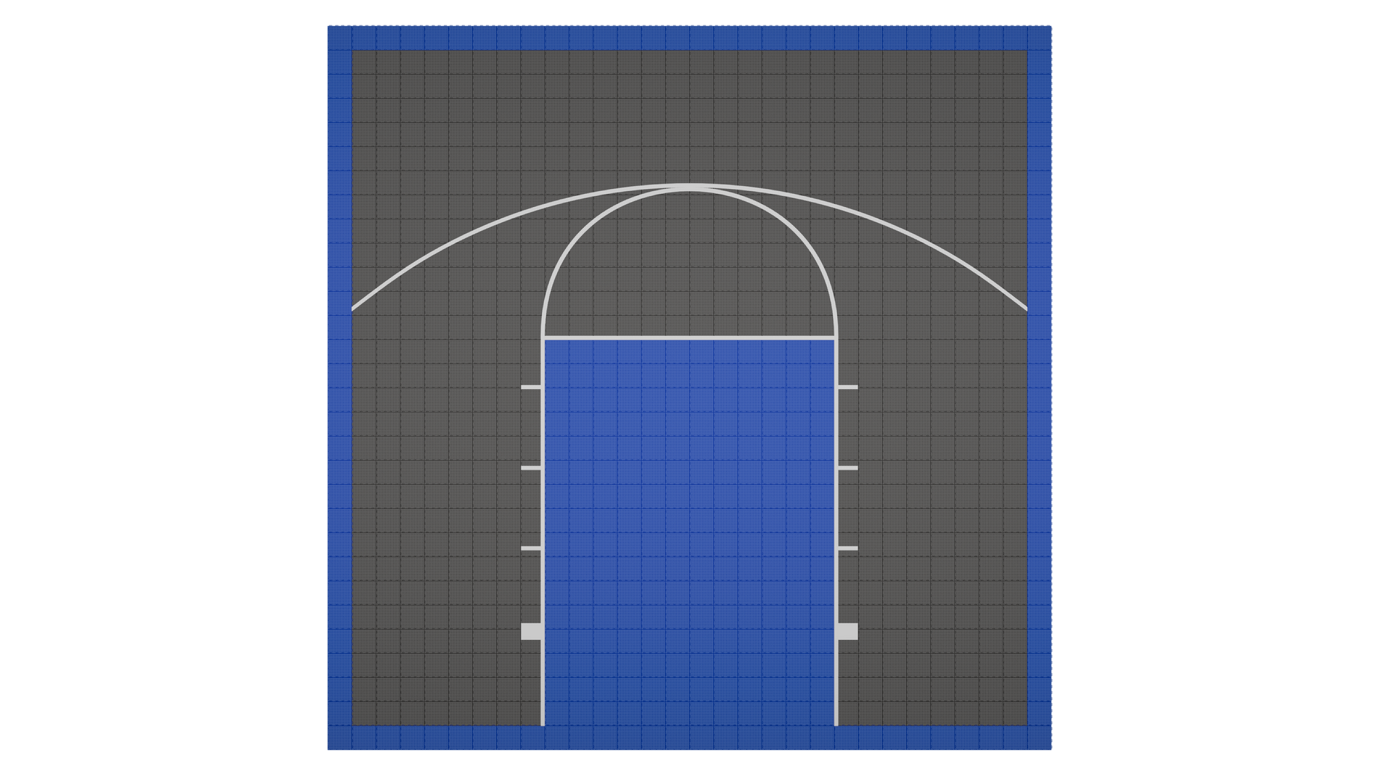 Kit de terrain de basketball - CourtX par SynX